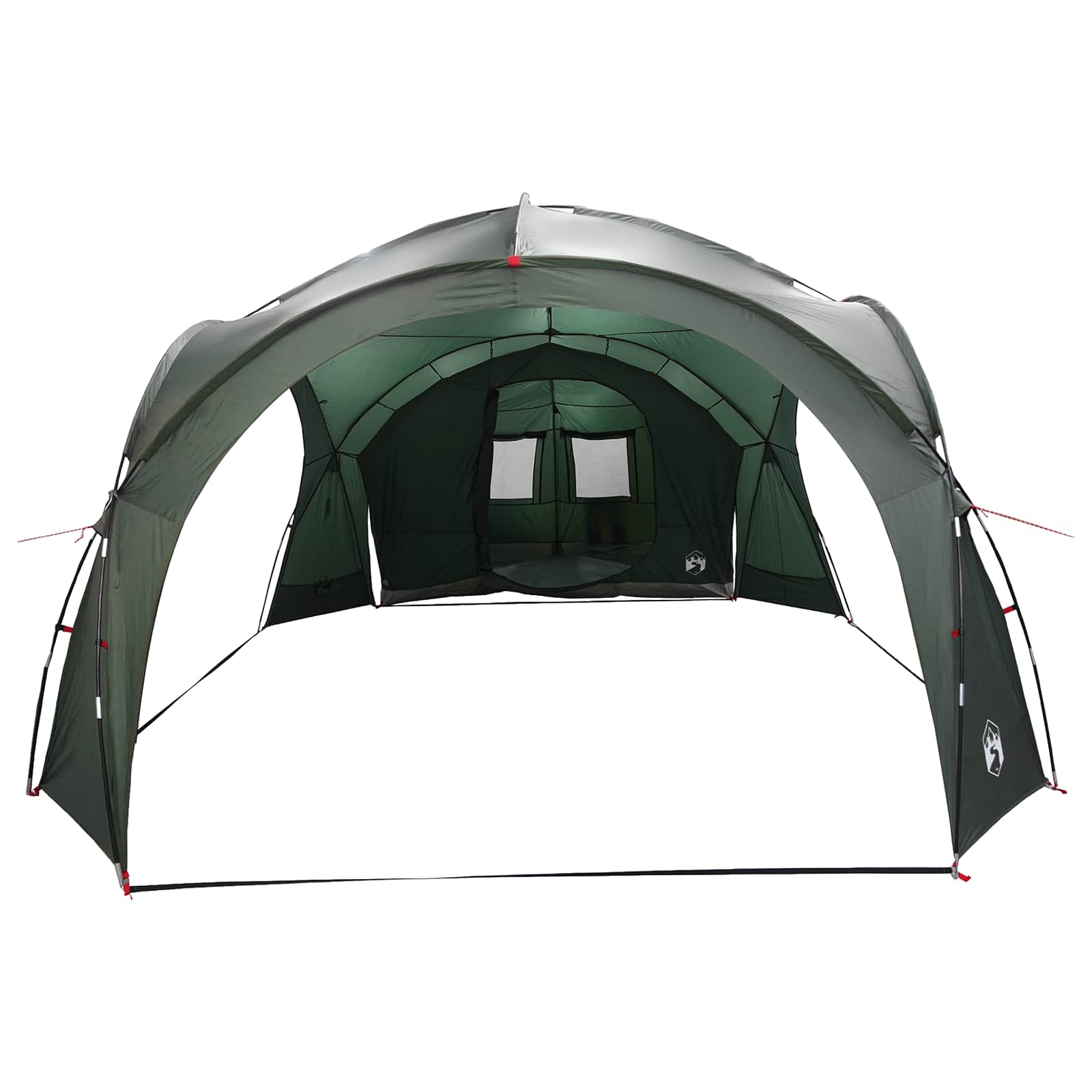Seitenzelt Olivegrün 410 x 410 x 250 cm Polyester und Stahl