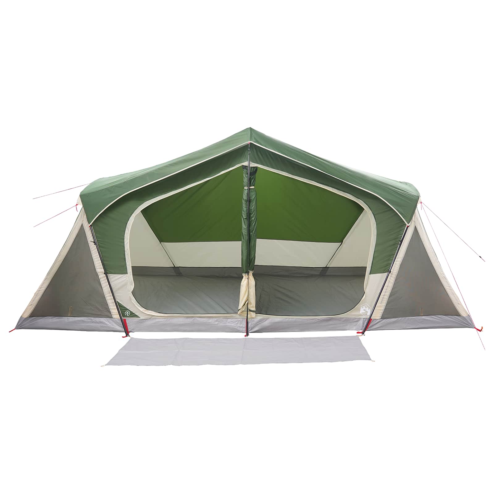 Hütten-Zelt Grün 480 x 273 x 205 cm Polyester und Stahl