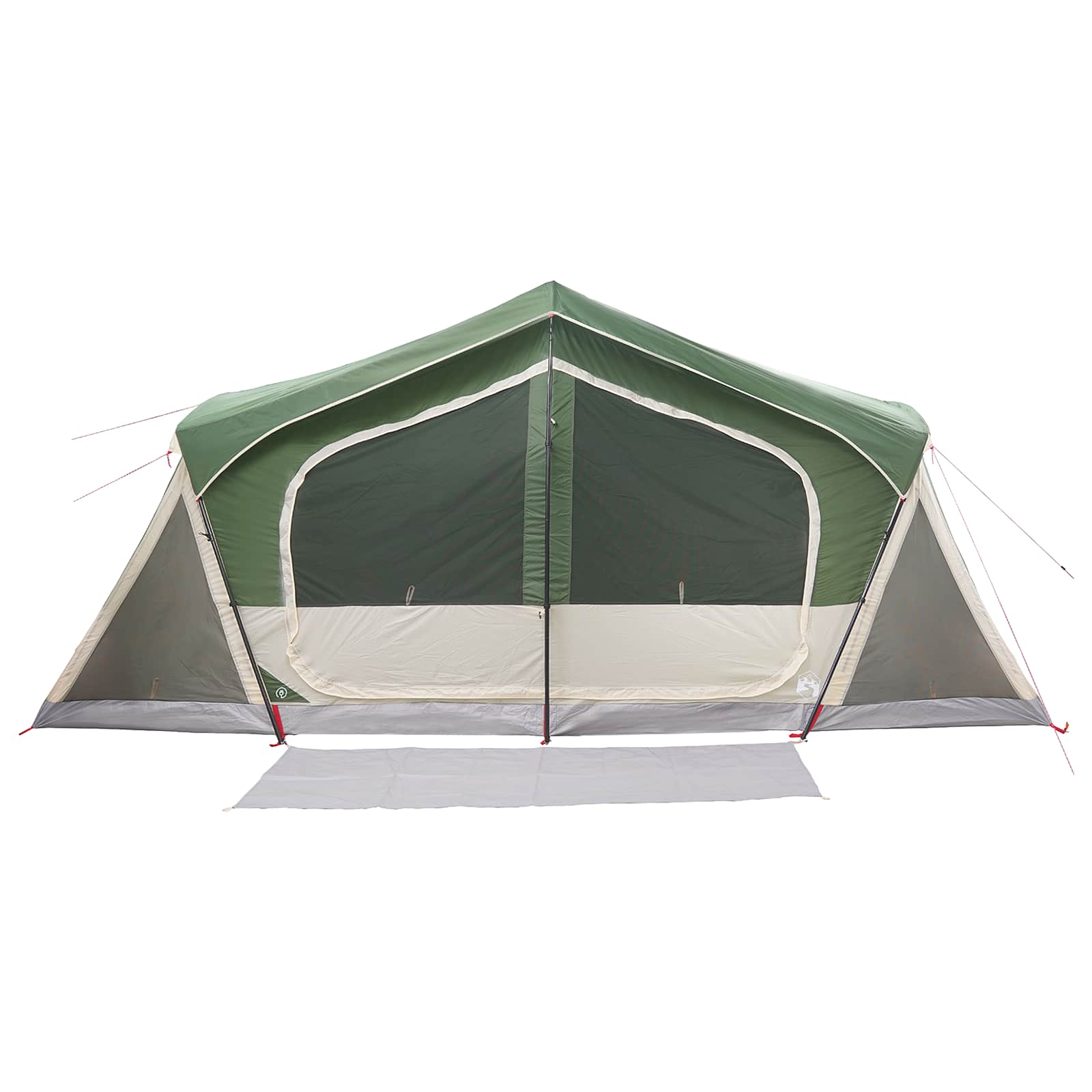 Hütten-Zelt Grün 480 x 273 x 205 cm Polyester und Stahl