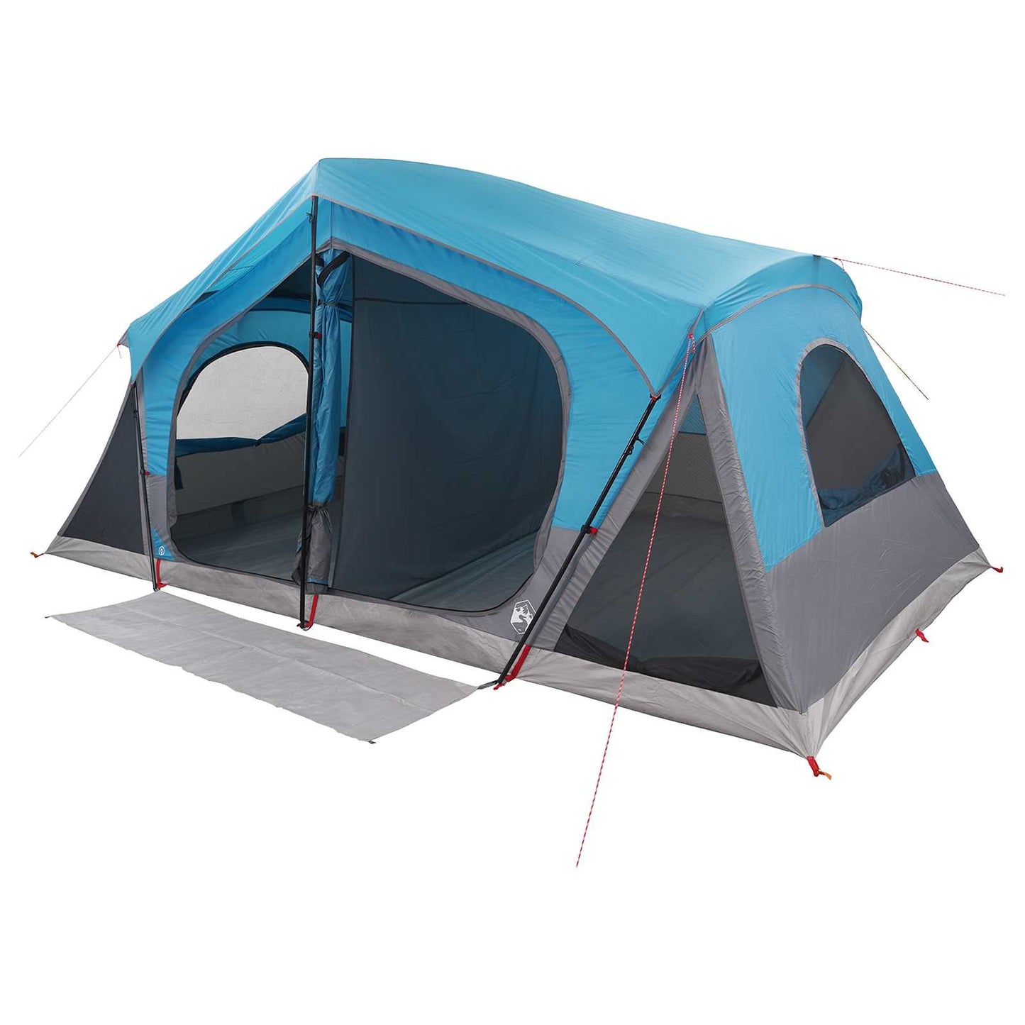 Hütten-Zelt Blau 480 x 273 x 205 cm Polyester und Stahl