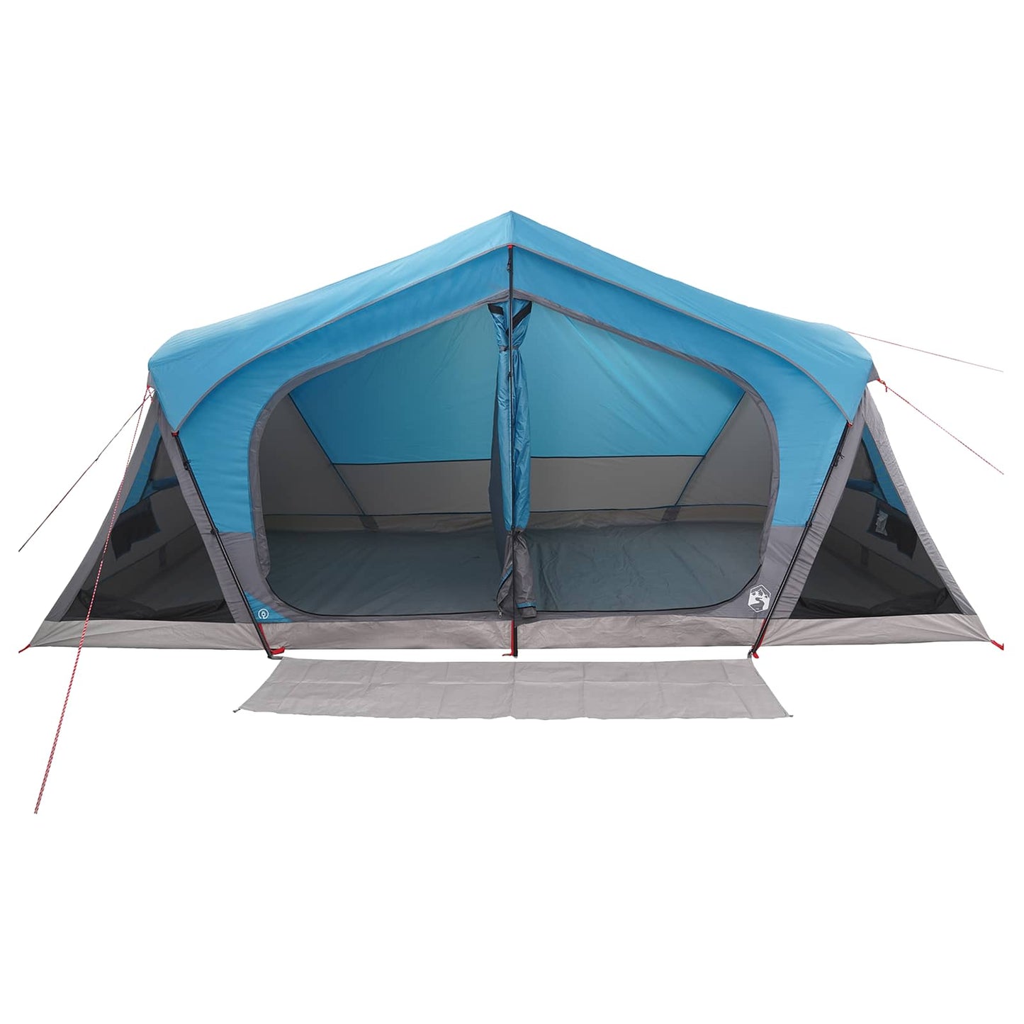 Hütten-Zelt Blau 480 x 273 x 205 cm Polyester und Stahl