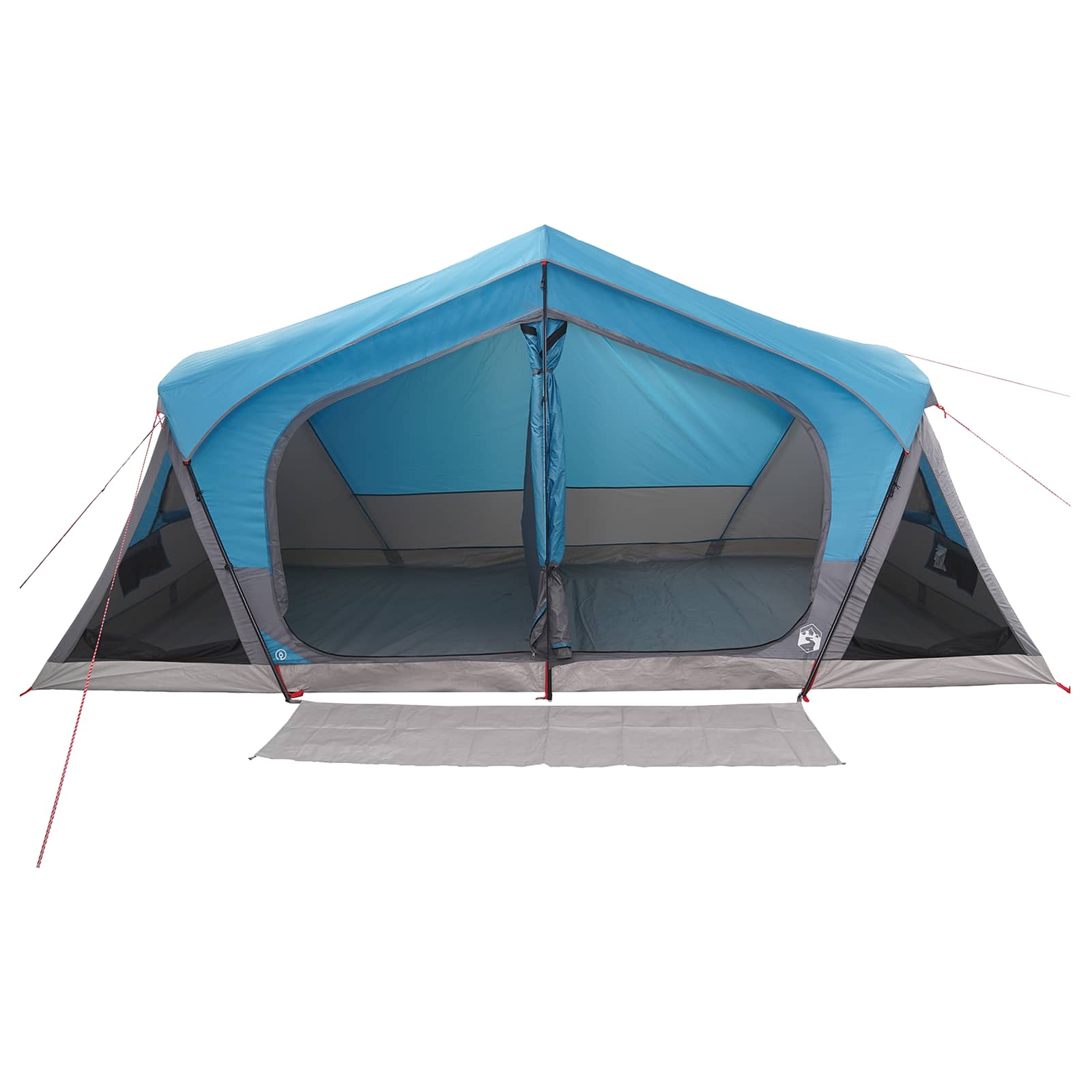 Hütten-Zelt Blau 480 x 273 x 205 cm Polyester und Stahl