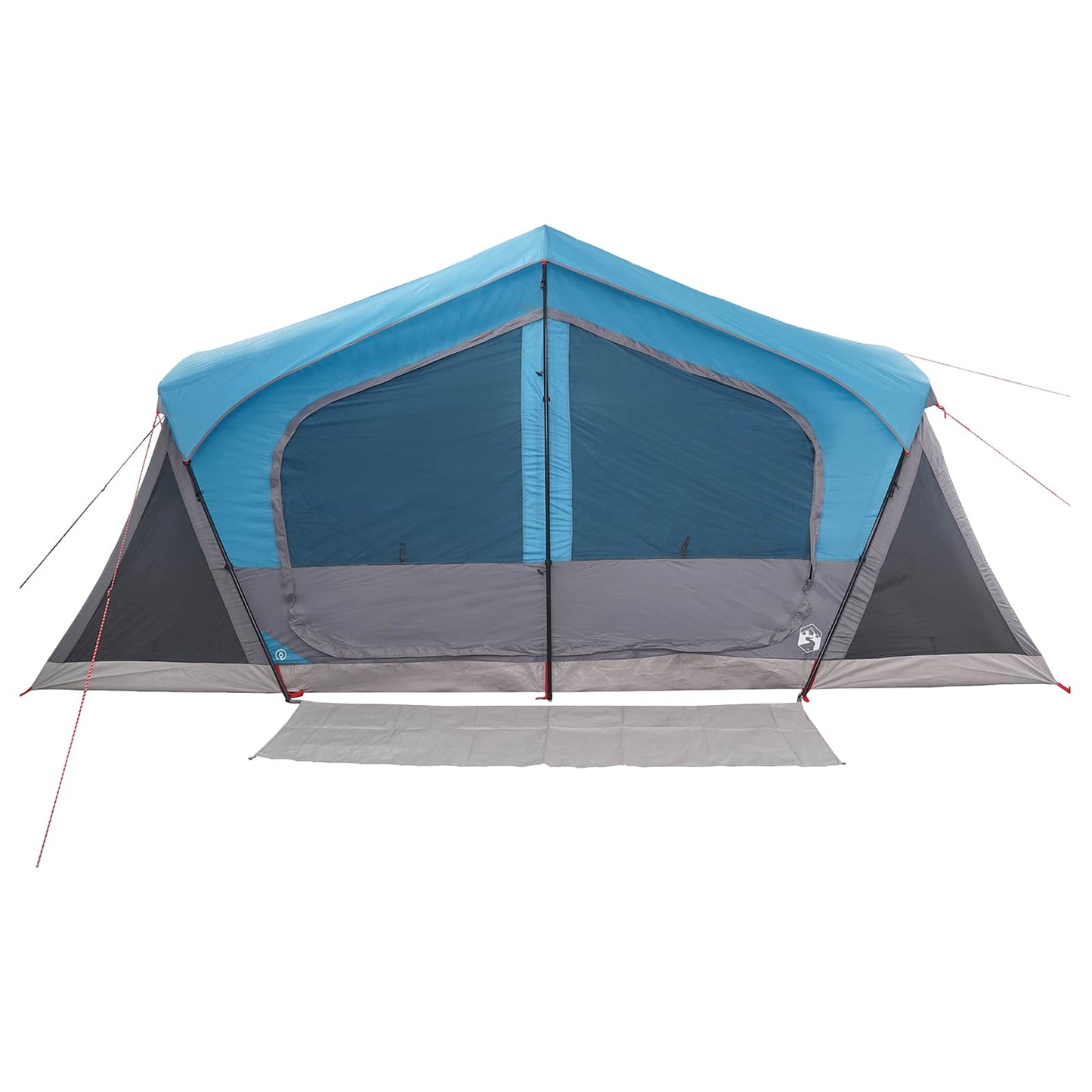 Hütten-Zelt Blau 480 x 273 x 205 cm Polyester und Stahl