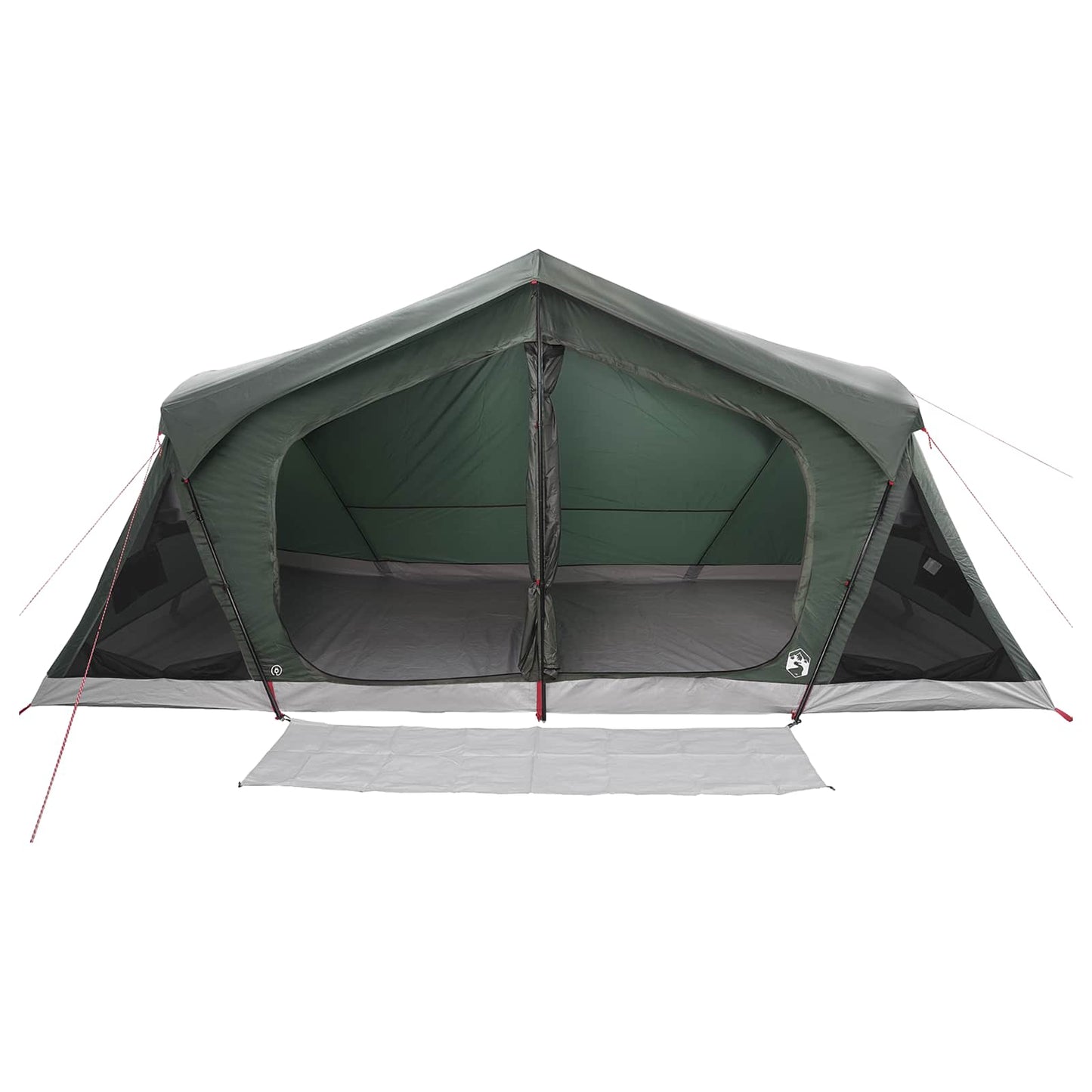 Hütten-Zelt Olivegrün 480 x 273 x 205 cm Polyester und Stahl