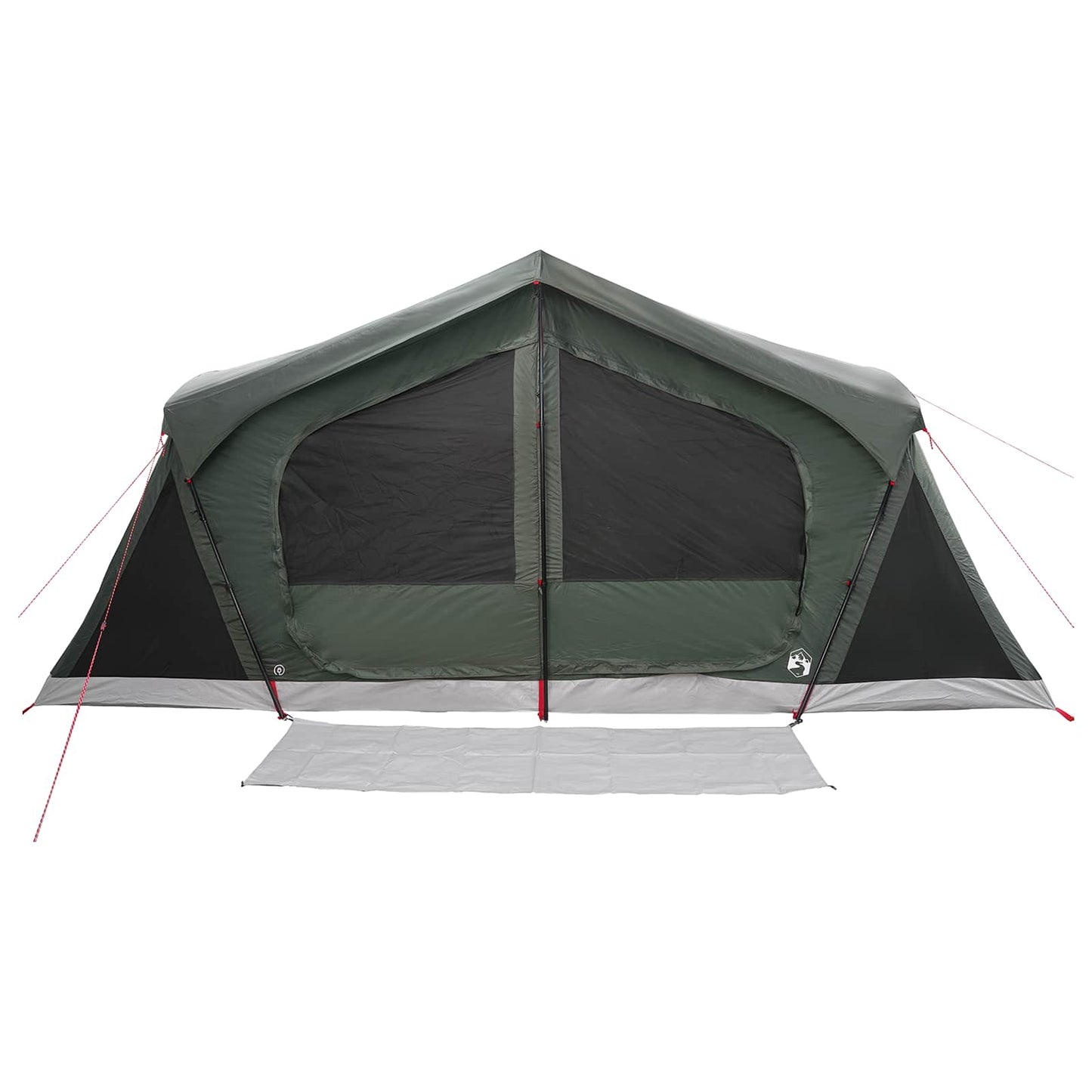 Hütten-Zelt Olivegrün 480 x 273 x 205 cm Polyester und Stahl