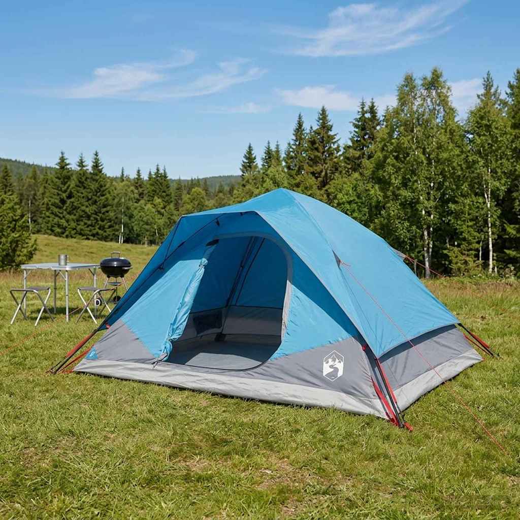 Sofort Zelt Blau 305 x 215 x 140 cm Polyester und Stahl