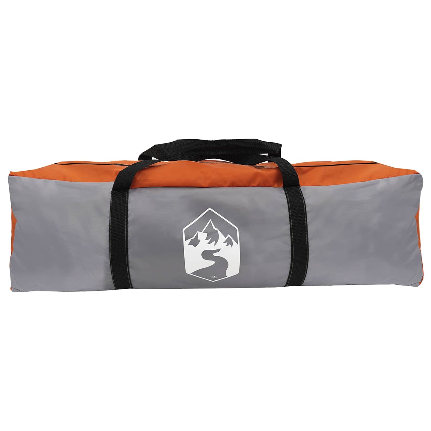 Sofort Zelt mit Dach Grau und Orange 305 x 215 x 140 cm