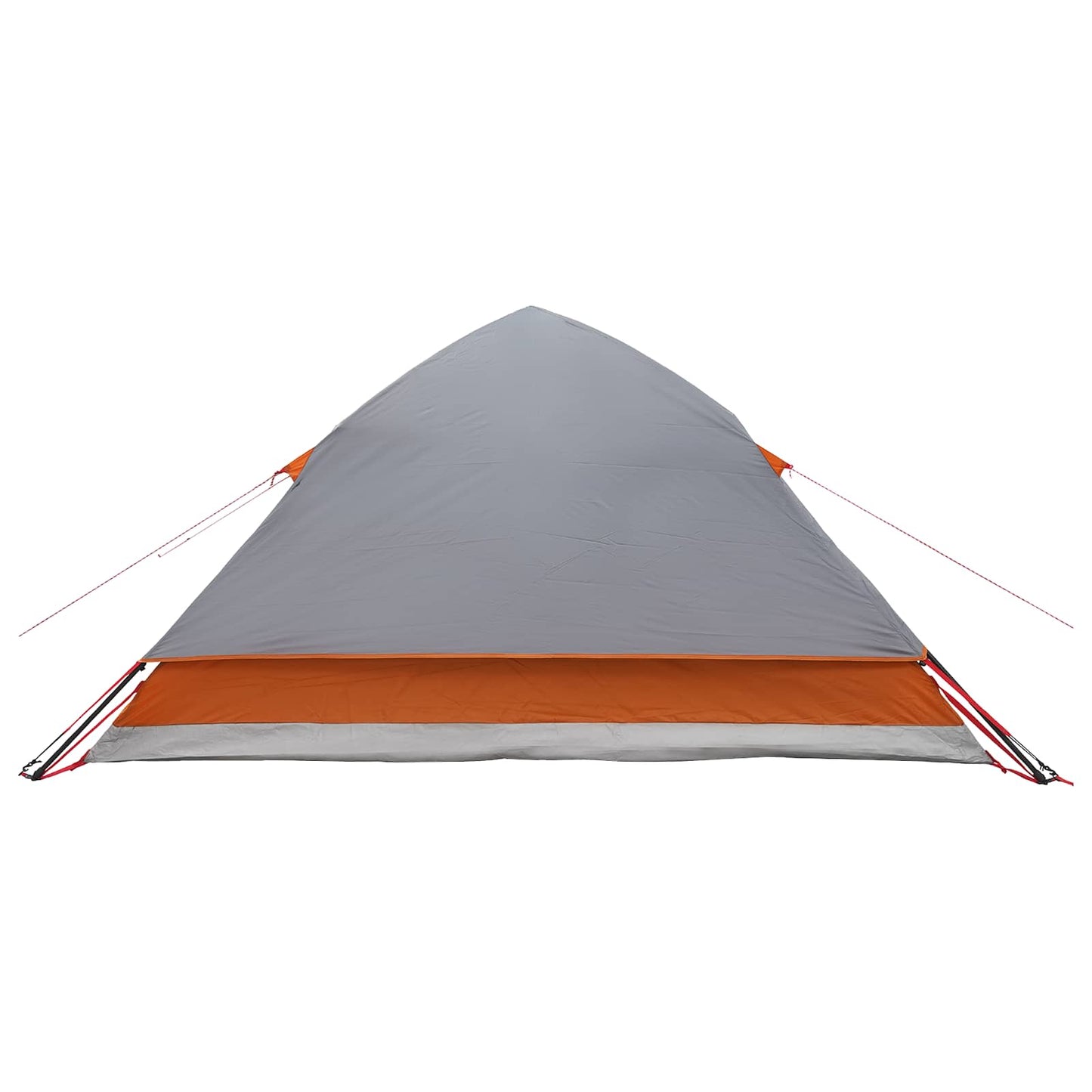 Sofort Zelt mit Dach Grau und Orange 305 x 215 x 140 cm
