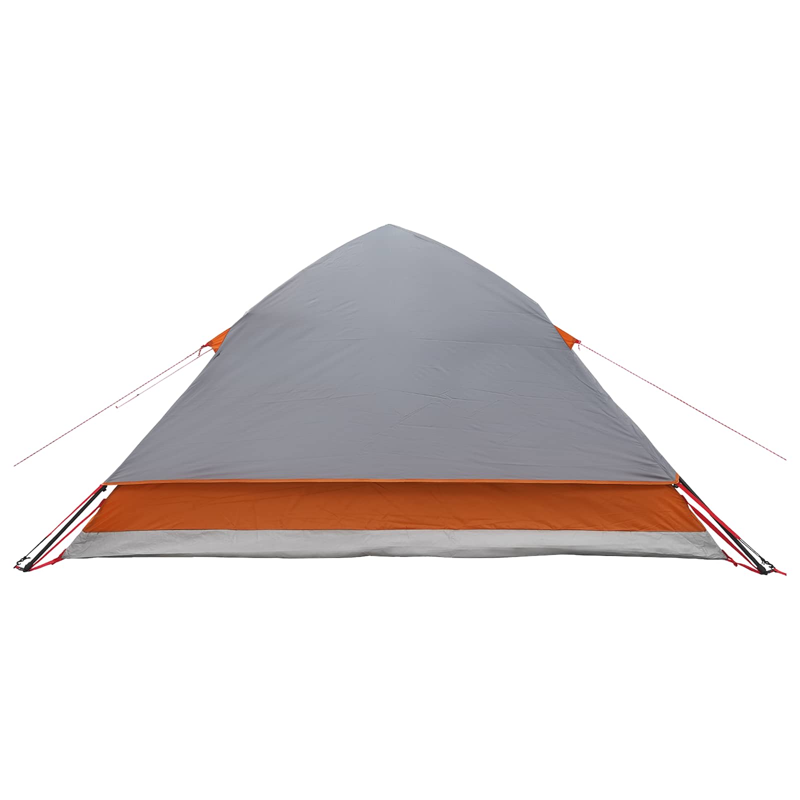 Sofort Zelt mit Dach Grau und Orange 305 x 215 x 140 cm