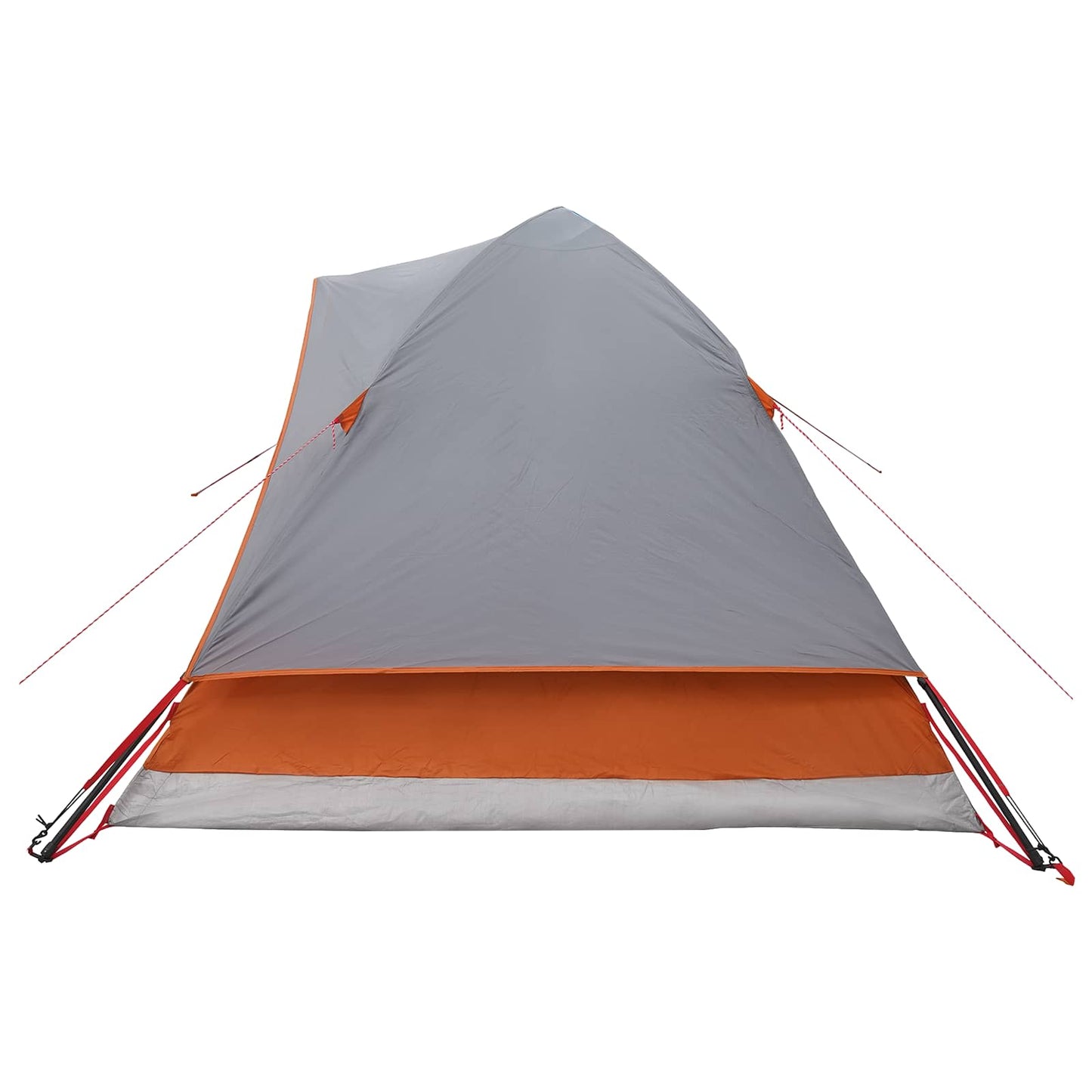 Sofort Zelt mit Dach Grau und Orange 305 x 215 x 140 cm