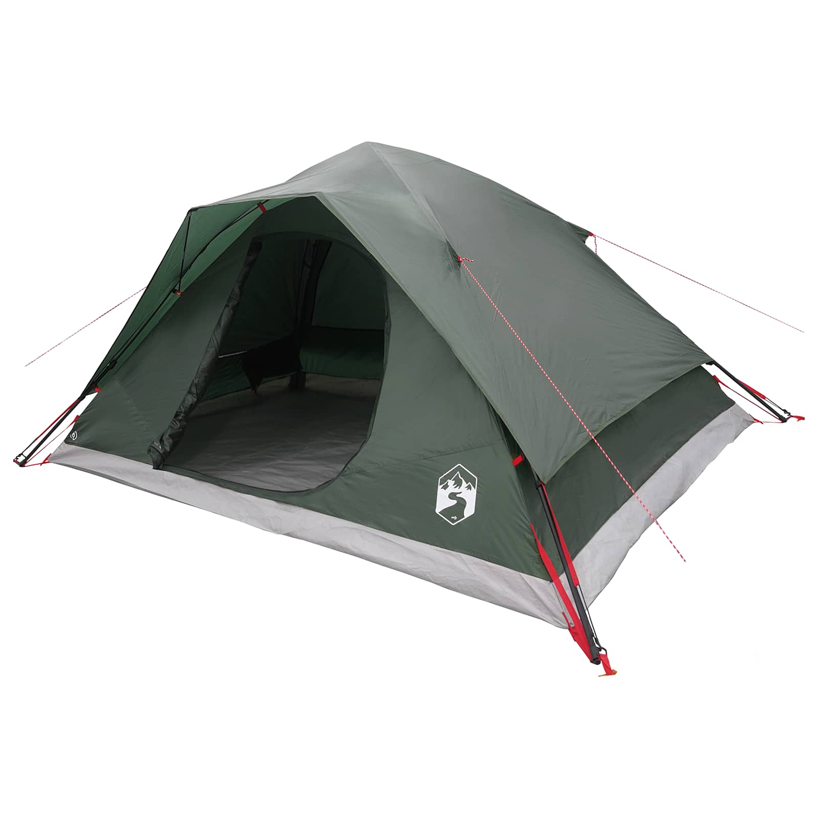 Sofort Zelt Olivegrün 305 x 215 x 140 cm Polyester und Stahl