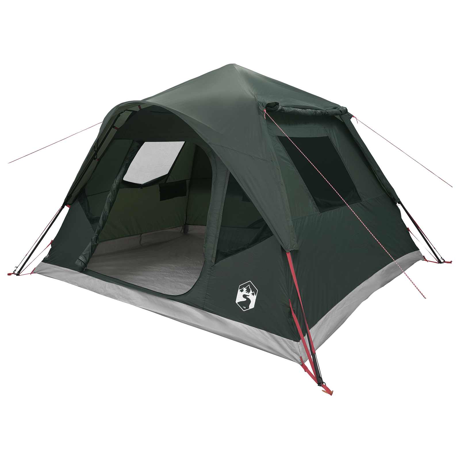 Sofort Zelt Olivegrün 305 x 275 x 190 cm Polyester und Stahl
