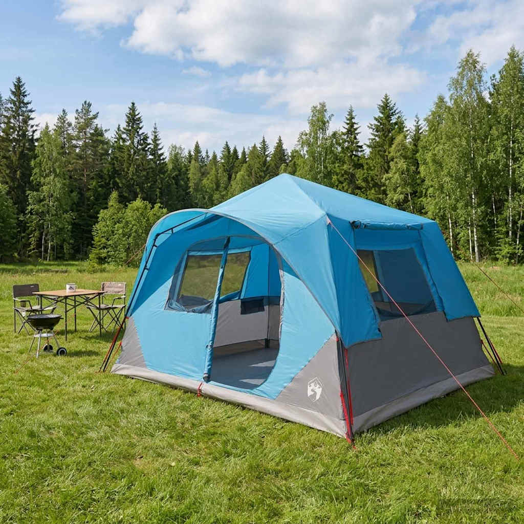 Sofort Zelt Blau 365 x 380 x 200 cm Polyester und Stahl