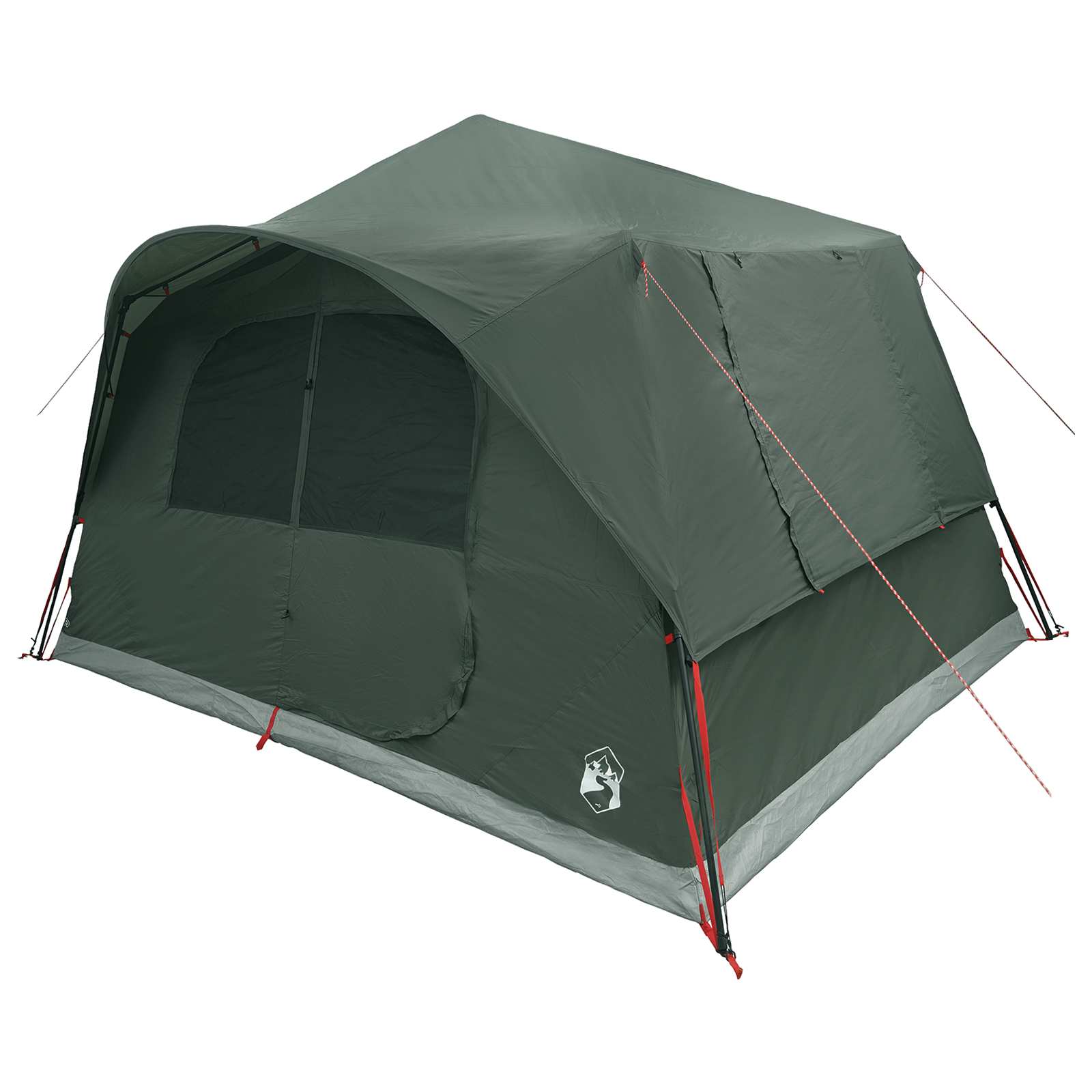 Sofort Zelt Olivegrün 365 x 380 x 200 cm Polyester und Stahl