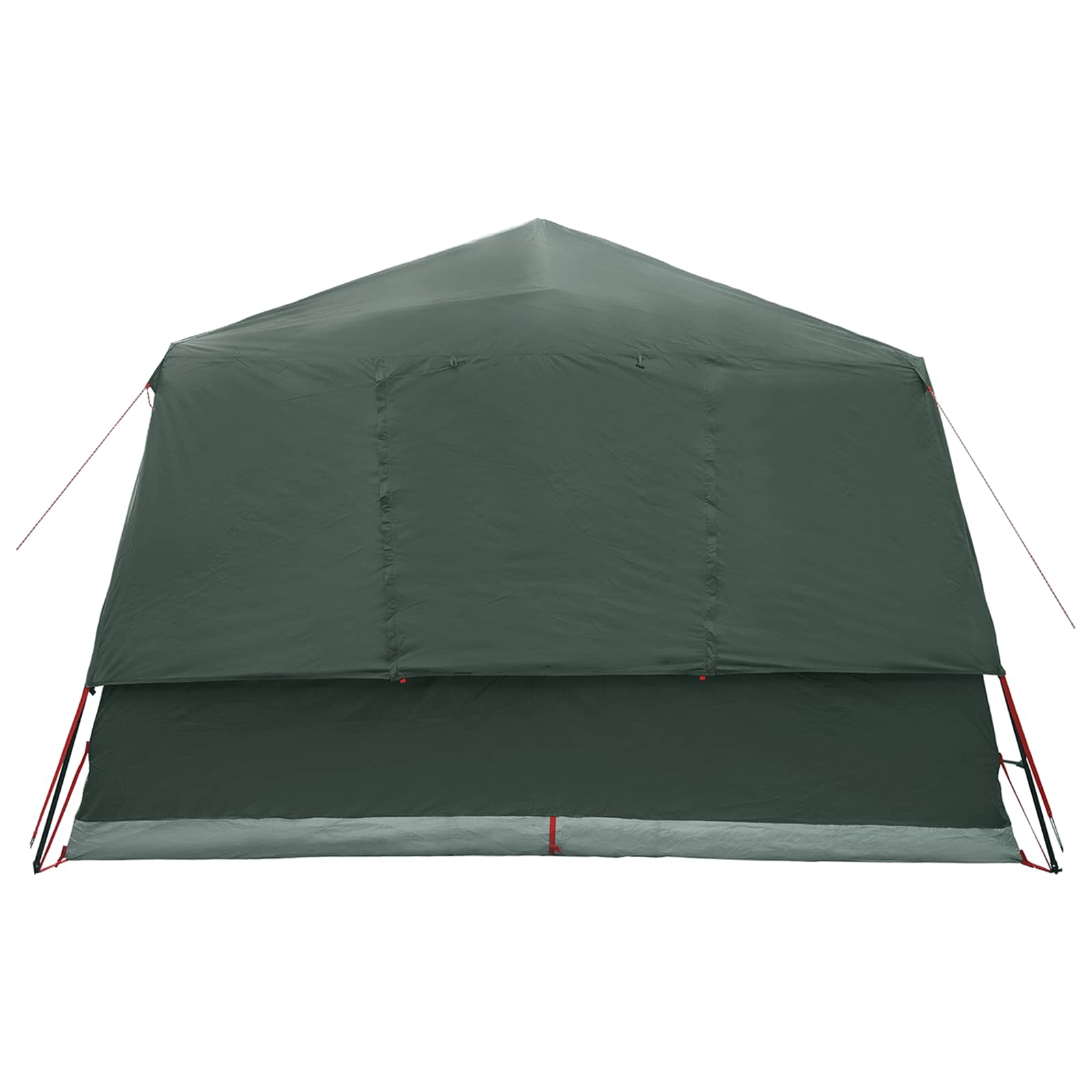 Sofort Zelt Olivegrün 365 x 380 x 200 cm Polyester und Stahl
