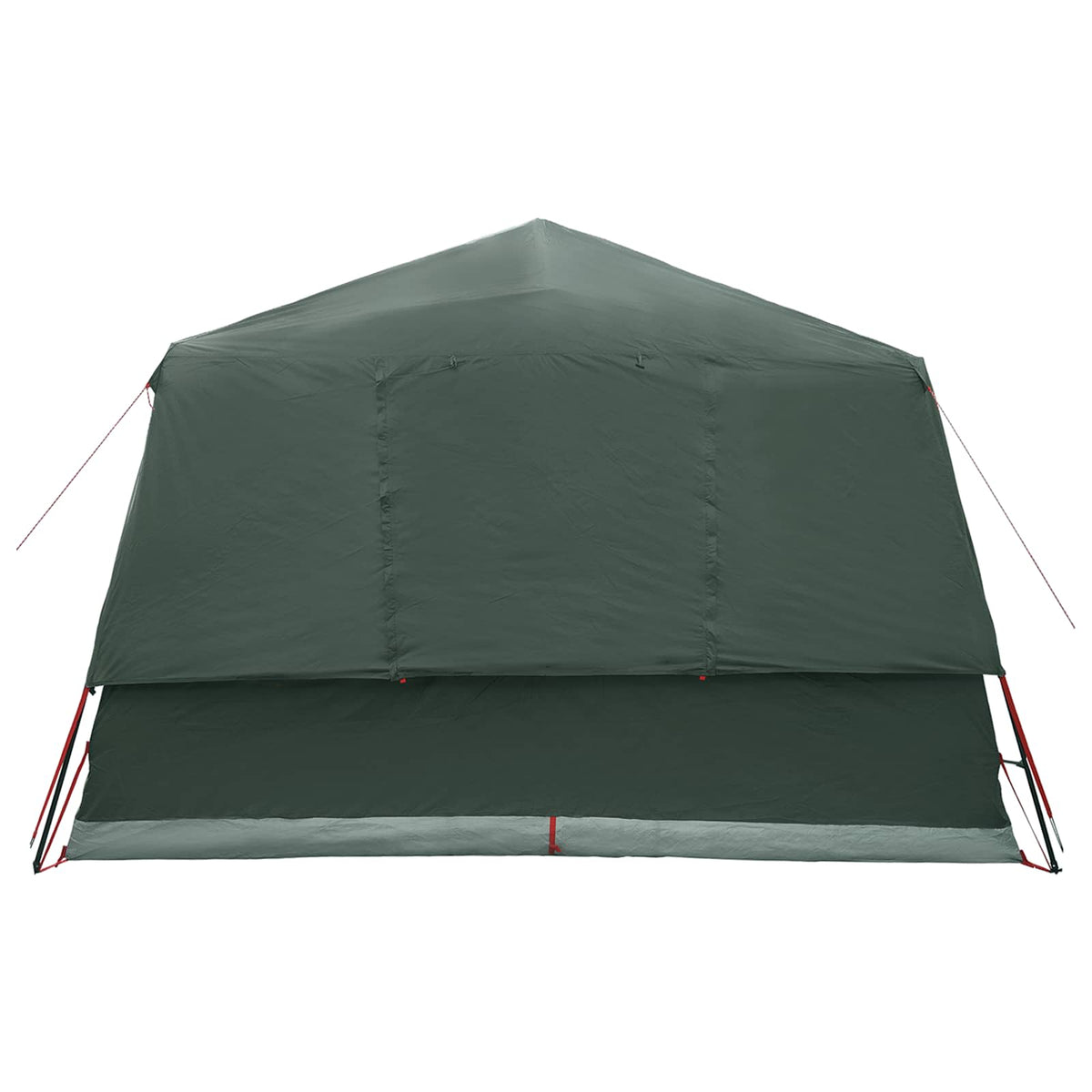 Sofort Zelt 8 Personen Olivegrün Polyester und Stahl