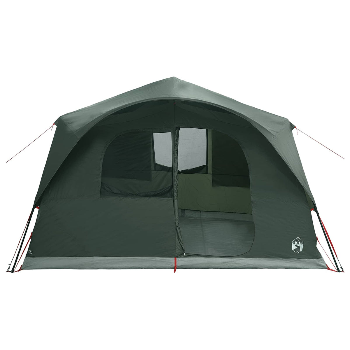 Sofort Zelt 8 Personen Olivegrün Polyester und Stahl