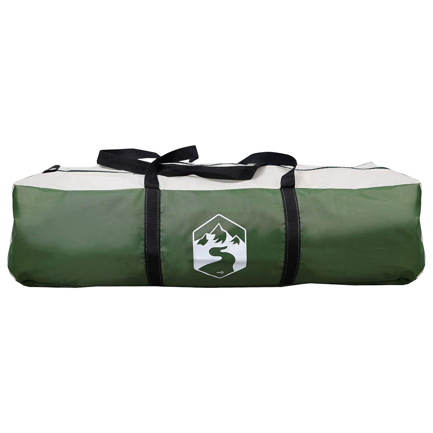 Sofort Zelt 10 Personen Grün Polyester und Stahl