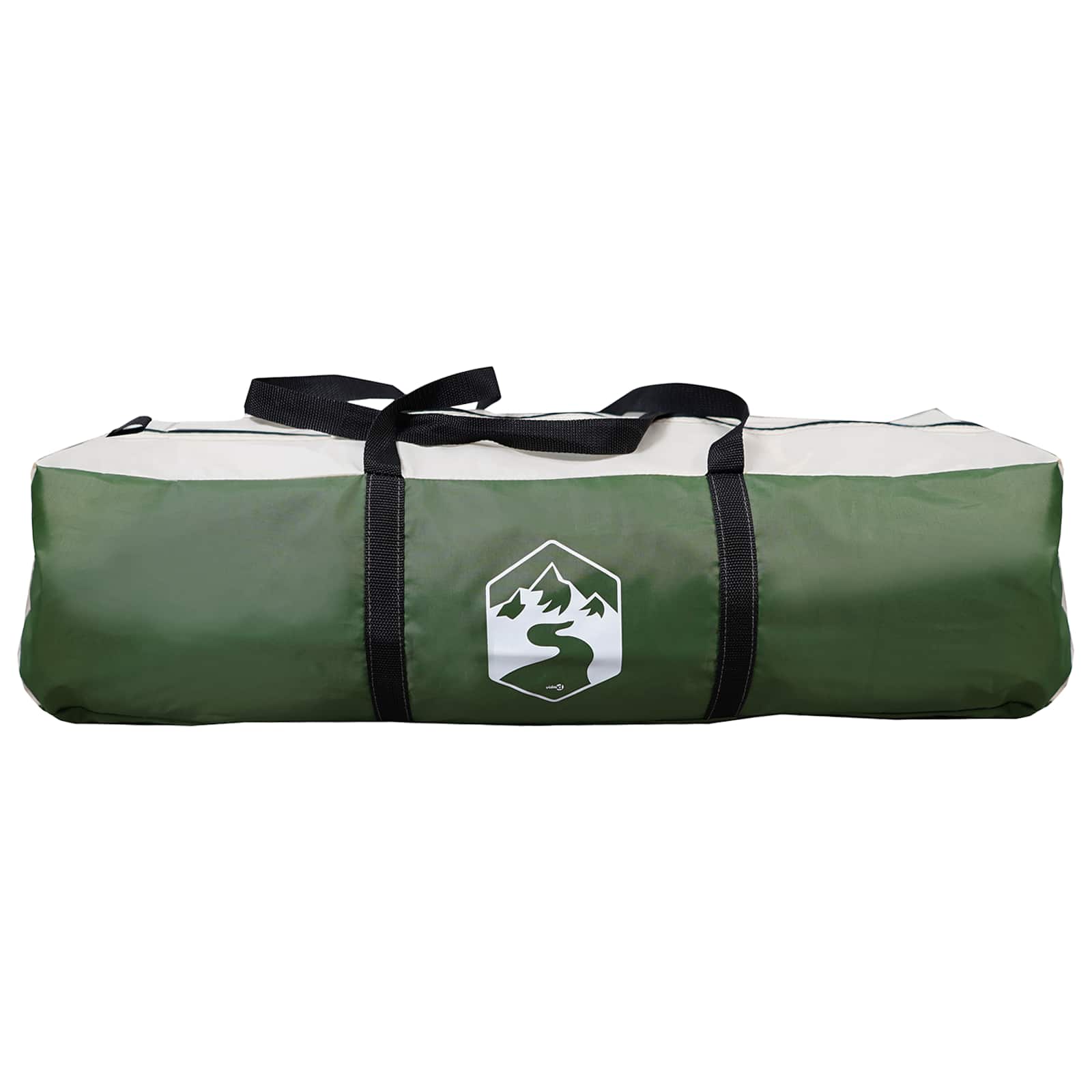 Sofort Zelt 10 Personen Grün Polyester und Stahl