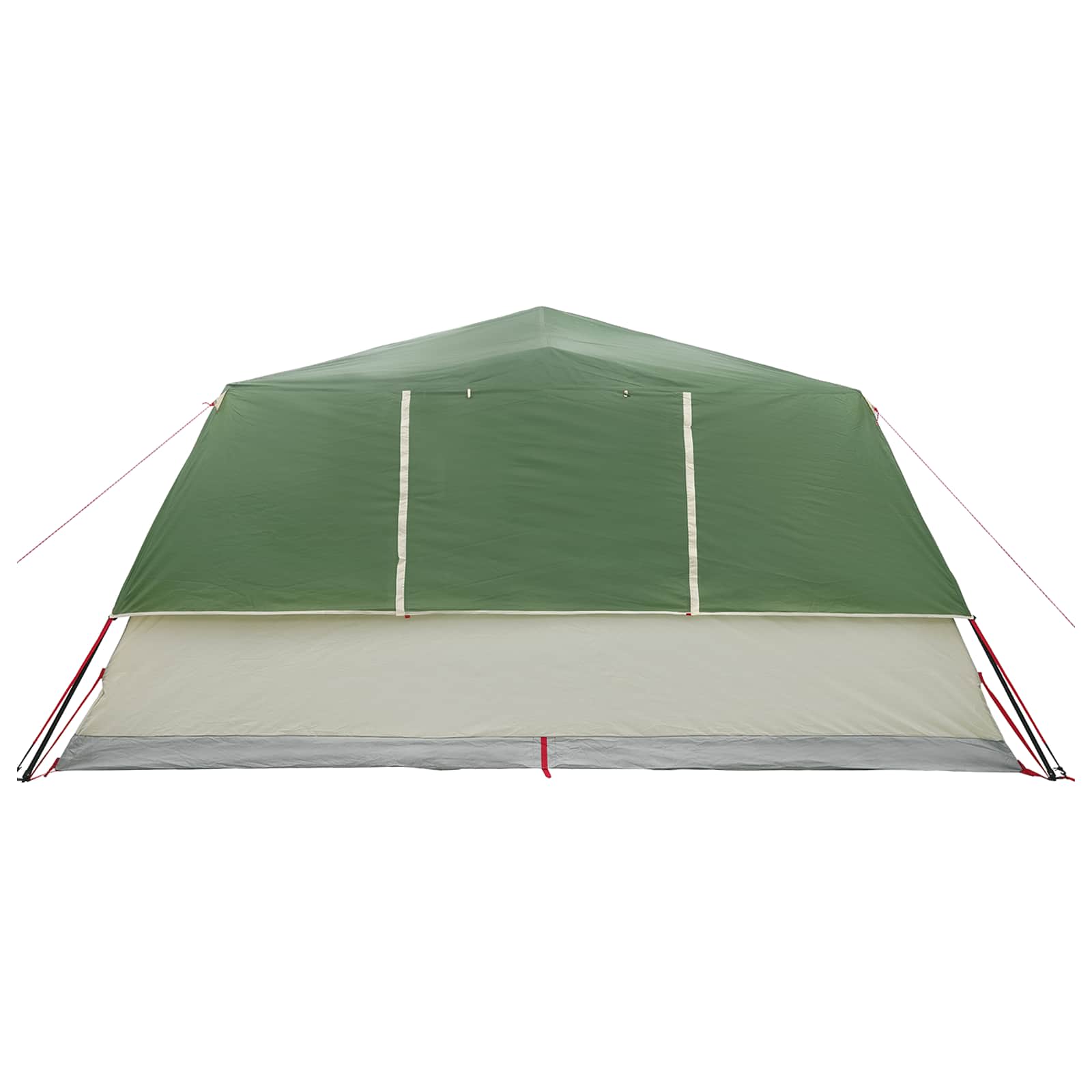 Sofort Zelt 10 Personen Grün Polyester und Stahl