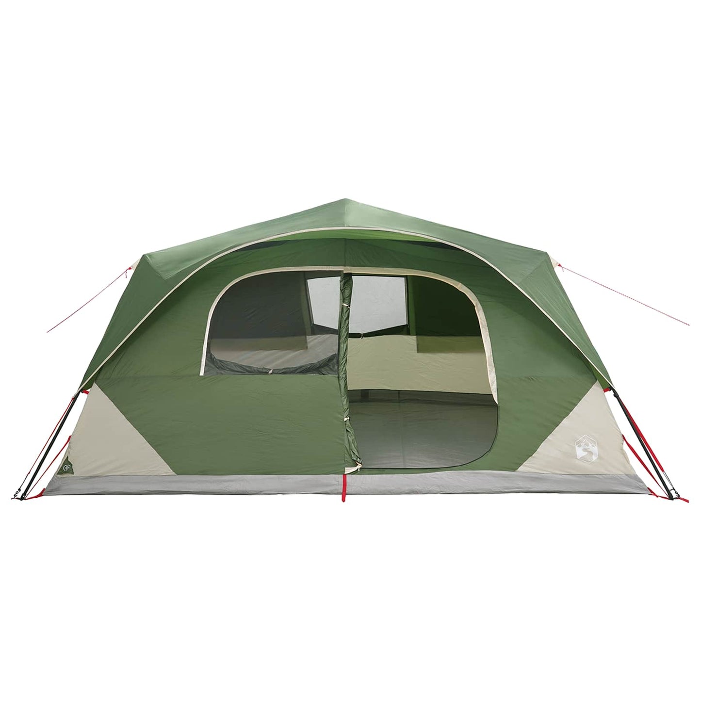 Sofort Zelt 10 Personen Grün Polyester und Stahl
