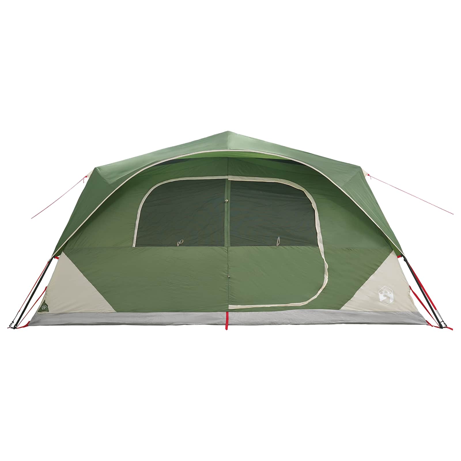 Sofort Zelt 10 Personen Grün Polyester und Stahl