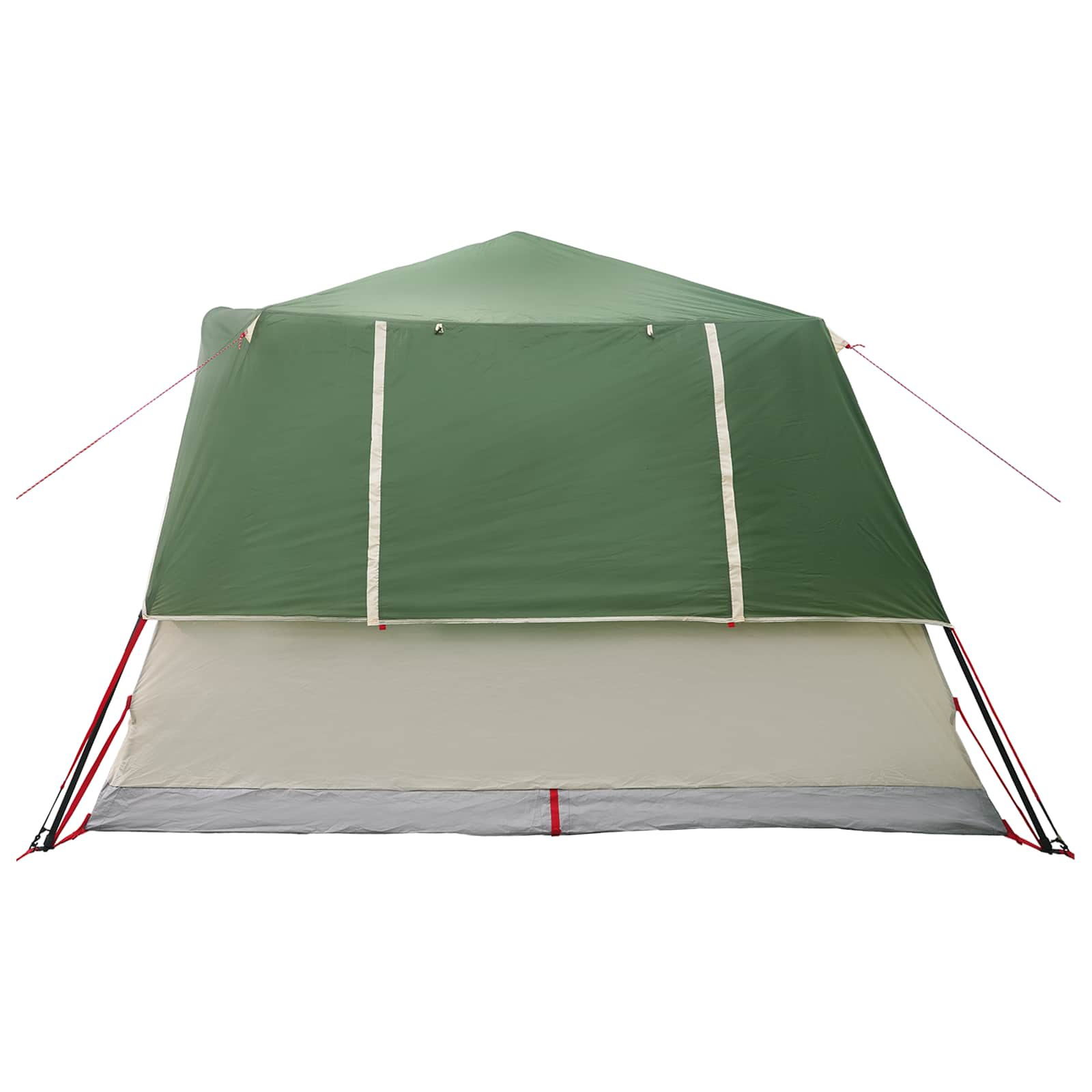 Sofort Zelt 10 Personen Grün Polyester und Stahl