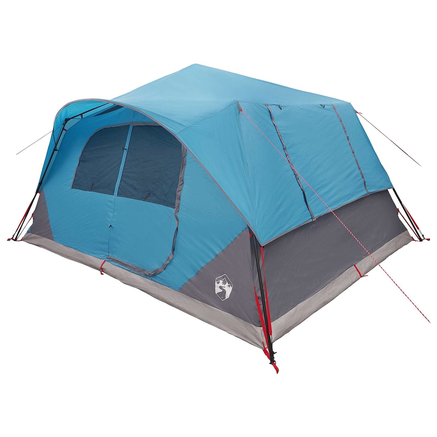 Sofort Zelt 10 Personen Blau Polyester und Stahl