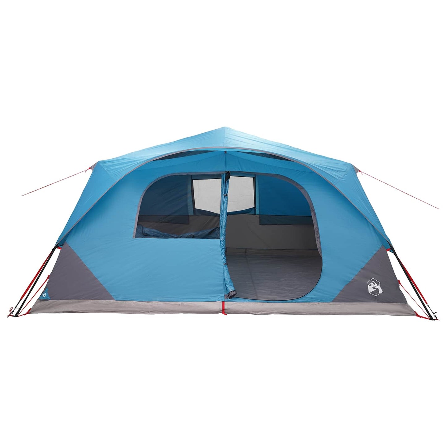 Sofort Zelt 10 Personen Blau Polyester und Stahl