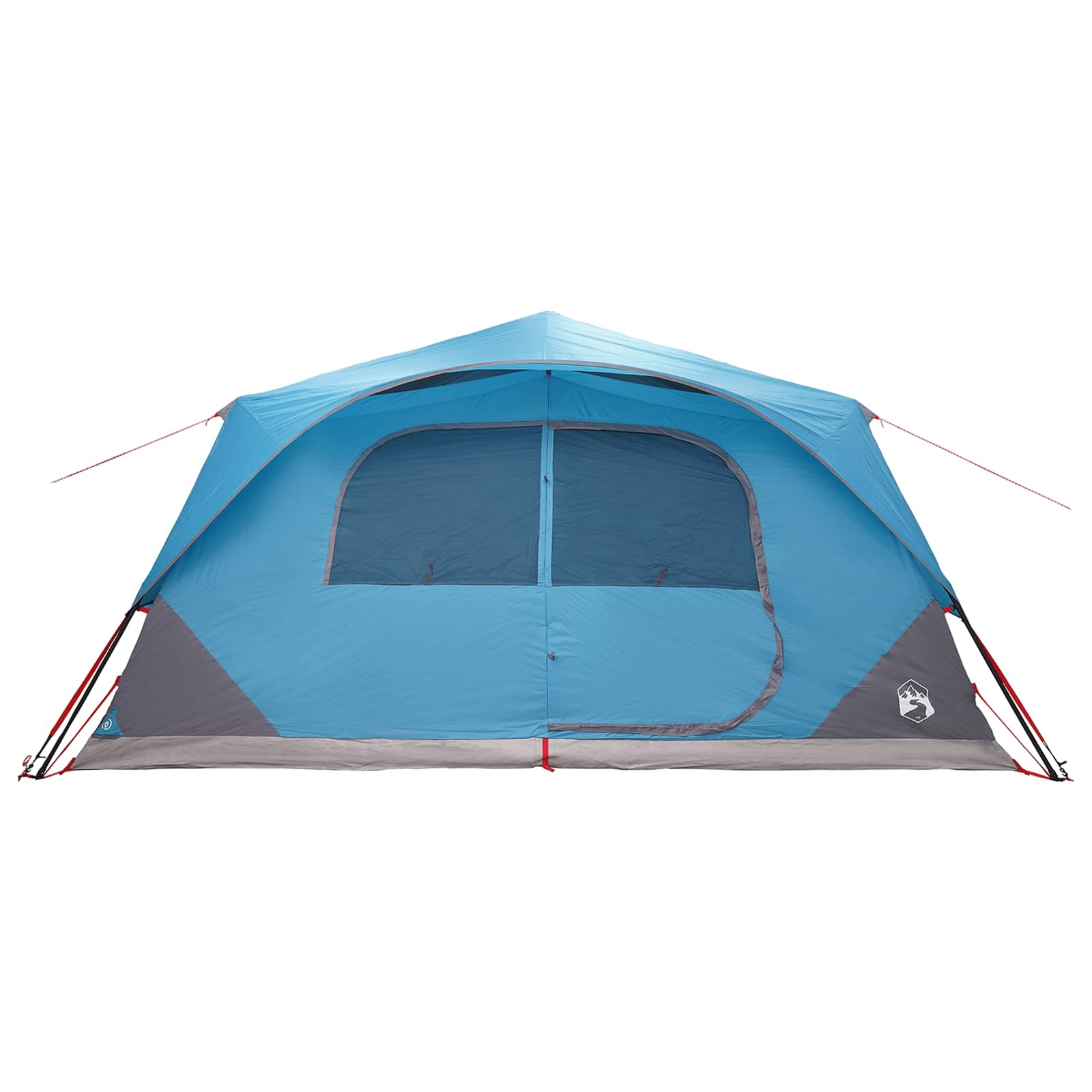 Sofort Zelt 10 Personen Blau Polyester und Stahl