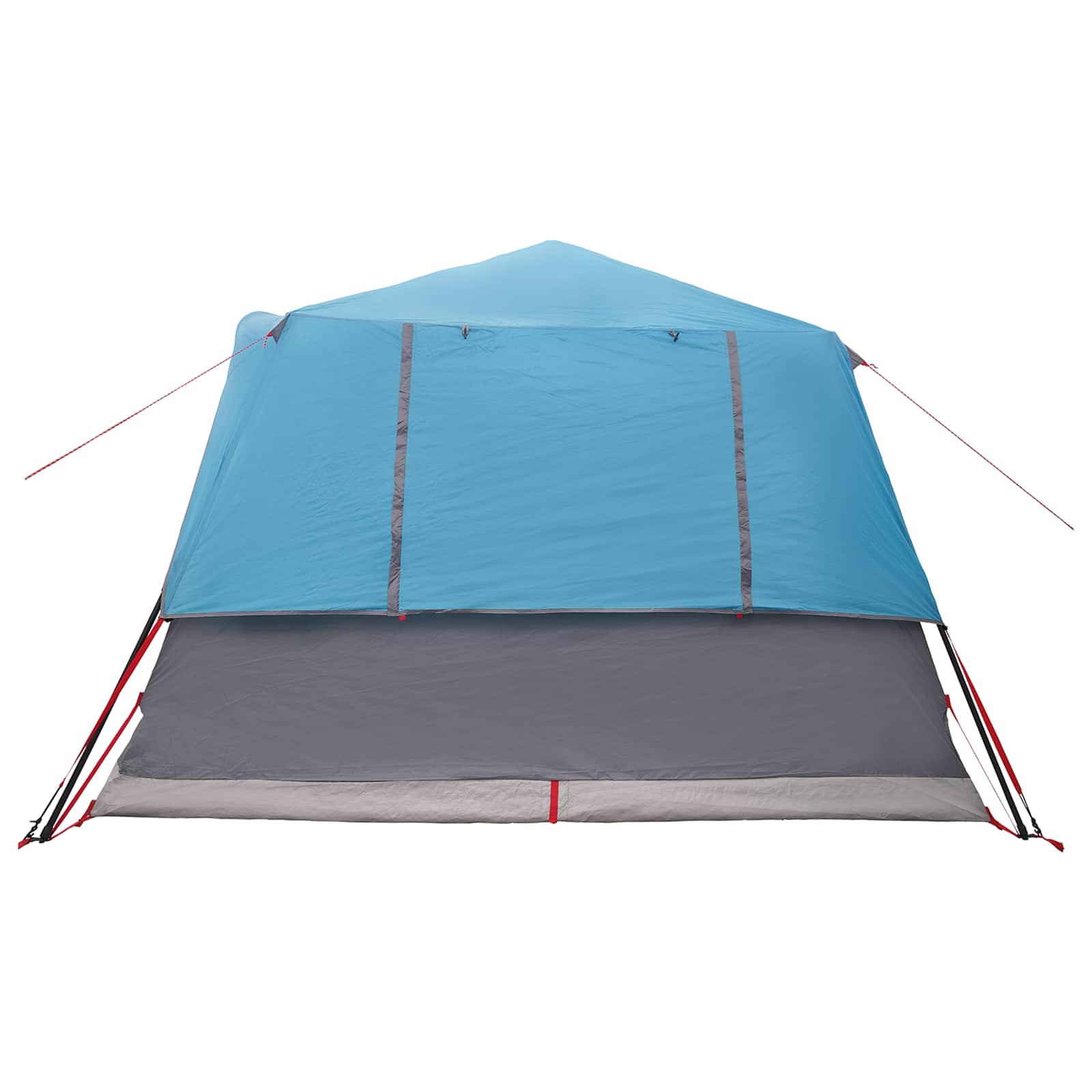 Sofort Zelt 10 Personen Blau Polyester und Stahl