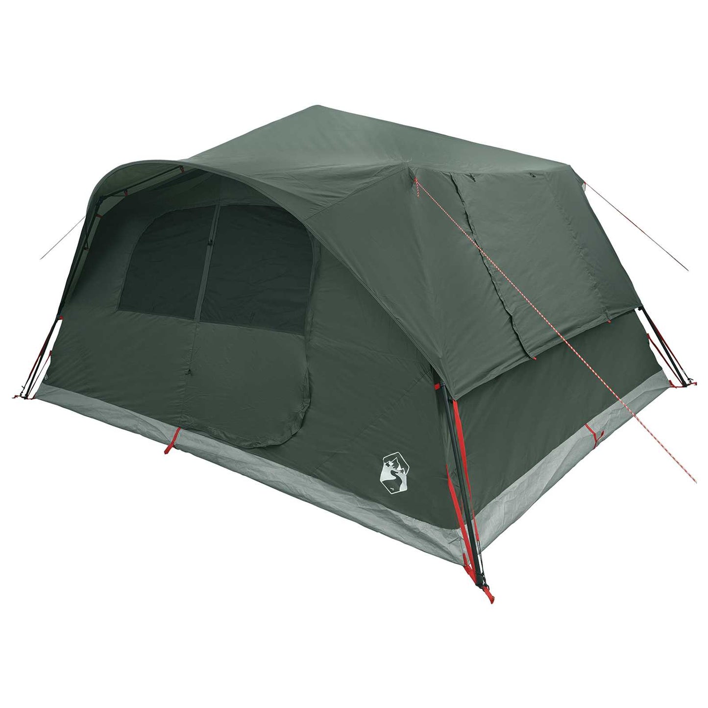 Sofort Zelt 10 Personen Olivegrün Polyester und Stahl