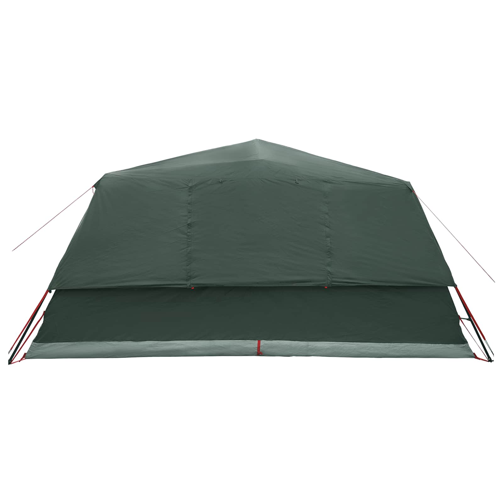 Sofort Zelt 10 Personen Olivegrün Polyester und Stahl