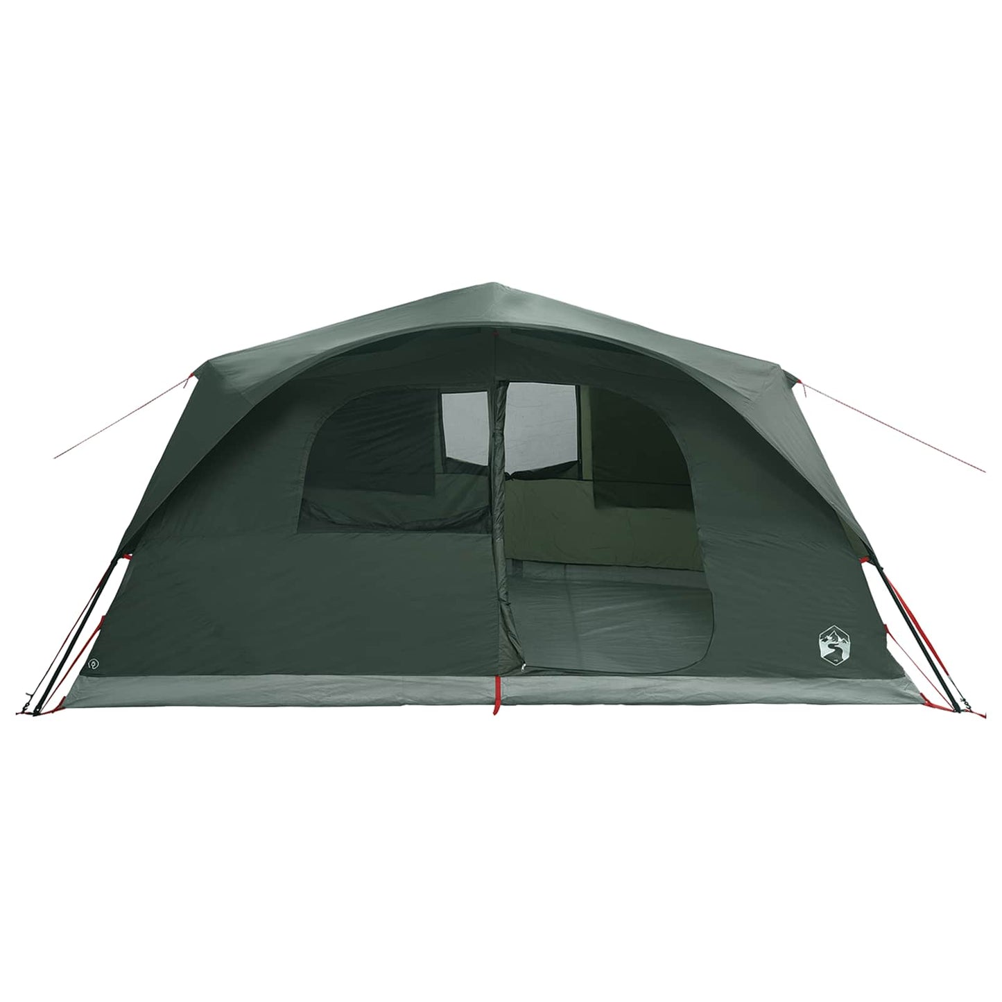 Sofort Zelt 10 Personen Olivegrün Polyester und Stahl