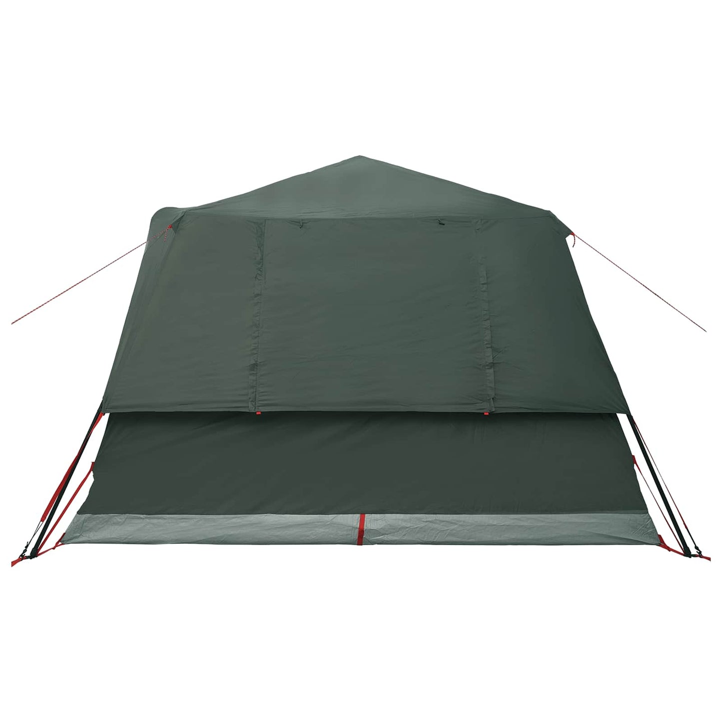 Sofort Zelt 10 Personen Olivegrün Polyester und Stahl