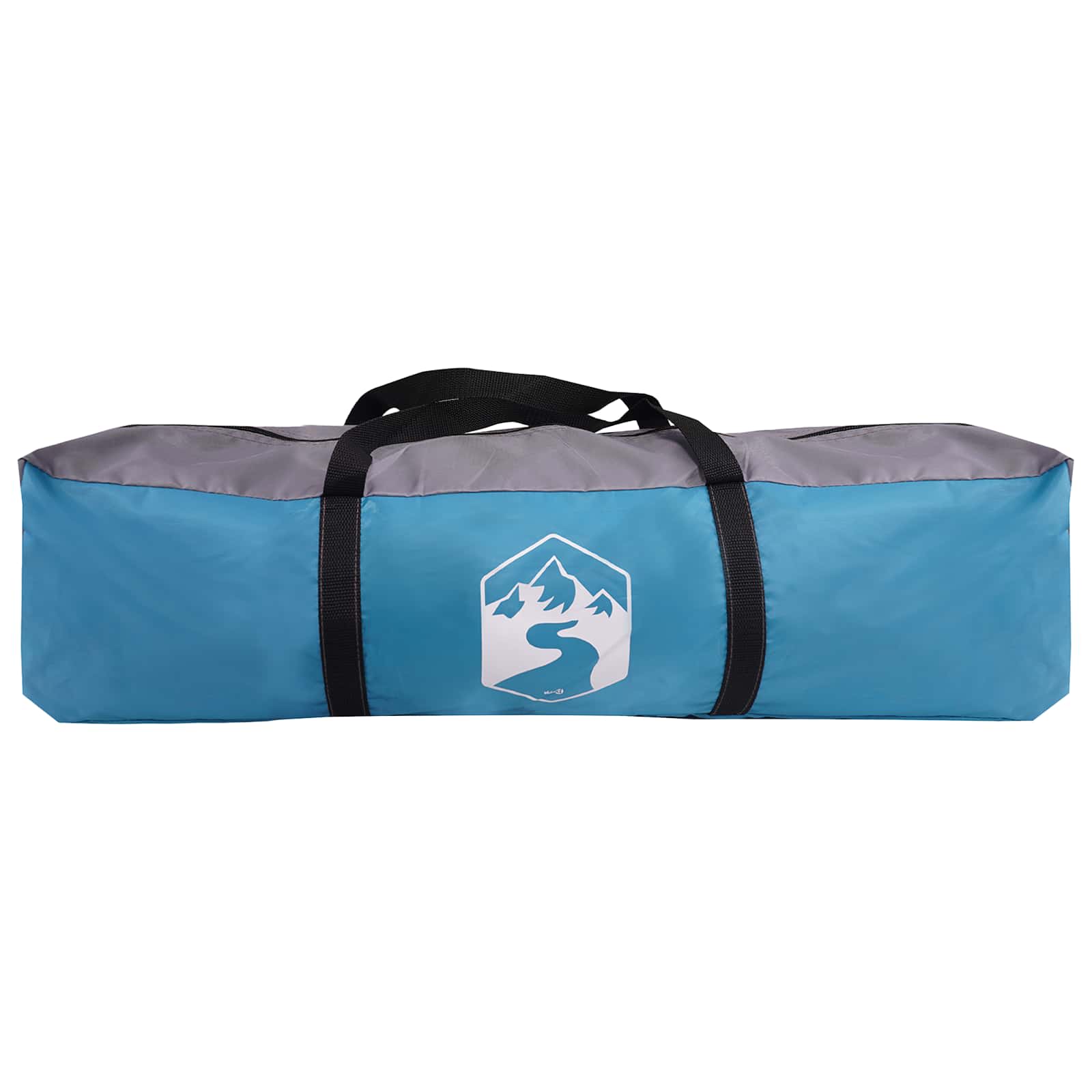 Familienzelt Blau 305 x 275 x 190 cm Polyester und Stahl