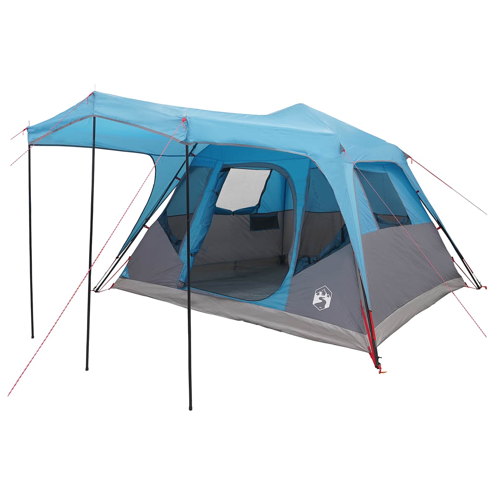 Familienzelt Blau 305 x 275 x 190 cm Polyester und Stahl