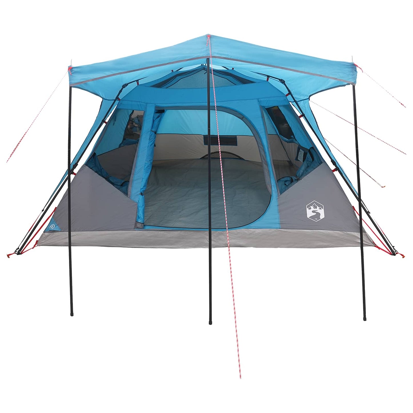 Familienzelt Blau 305 x 275 x 190 cm Polyester und Stahl
