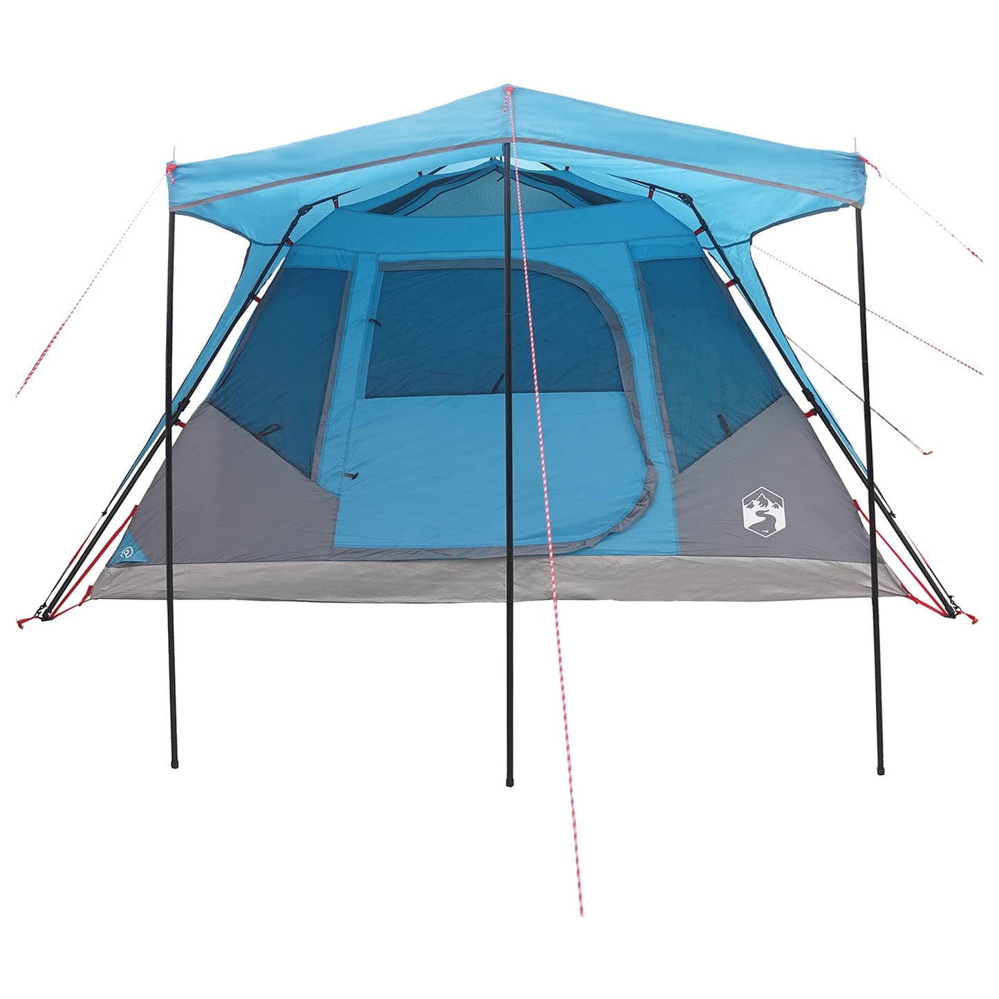 Familienzelt Blau 305 x 275 x 190 cm Polyester und Stahl