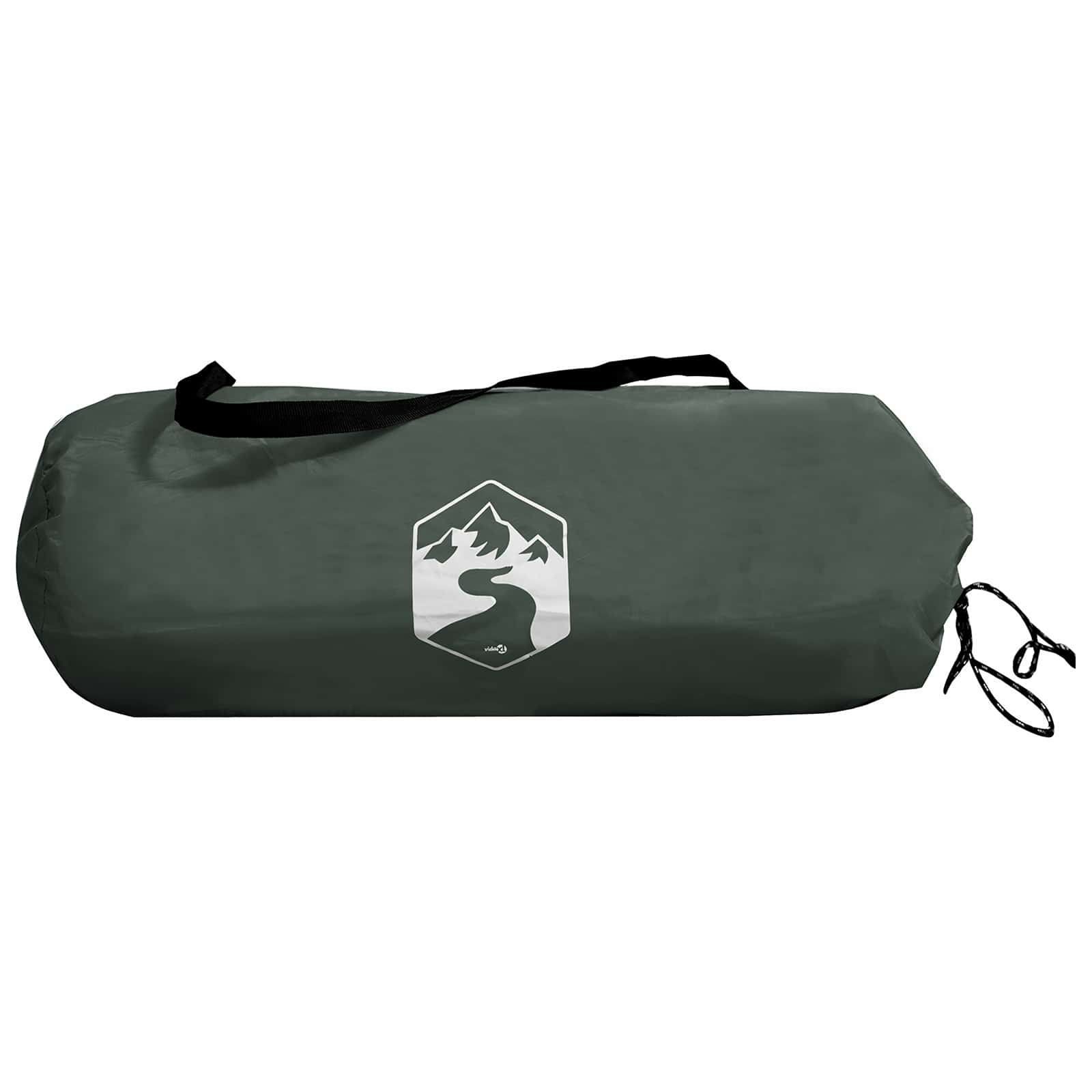 Huntingzelt Olivegrün 143 x 143 x 165 cm Polyester und Stahl