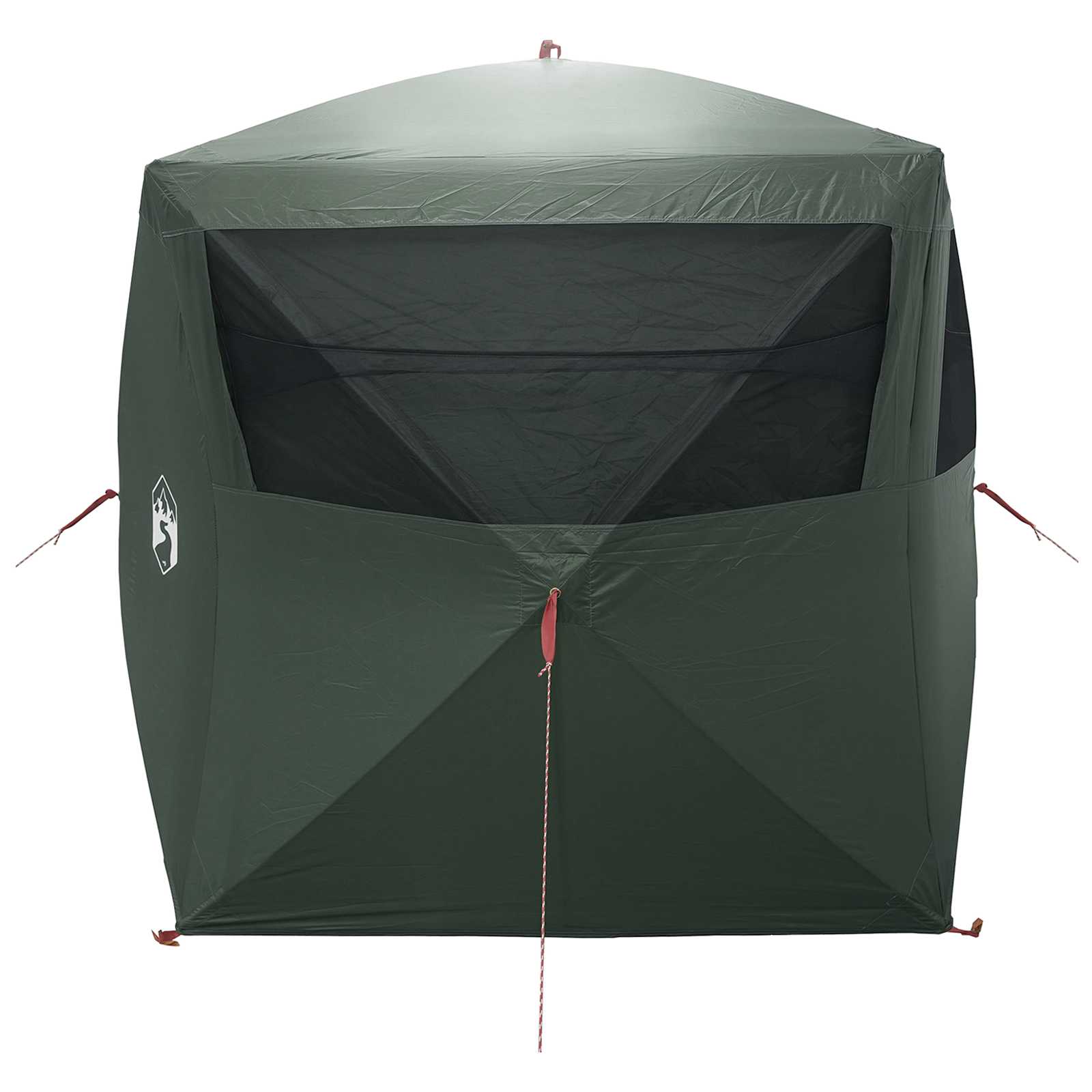 Huntingzelt Olivegrün 143 x 143 x 165 cm Polyester und Stahl