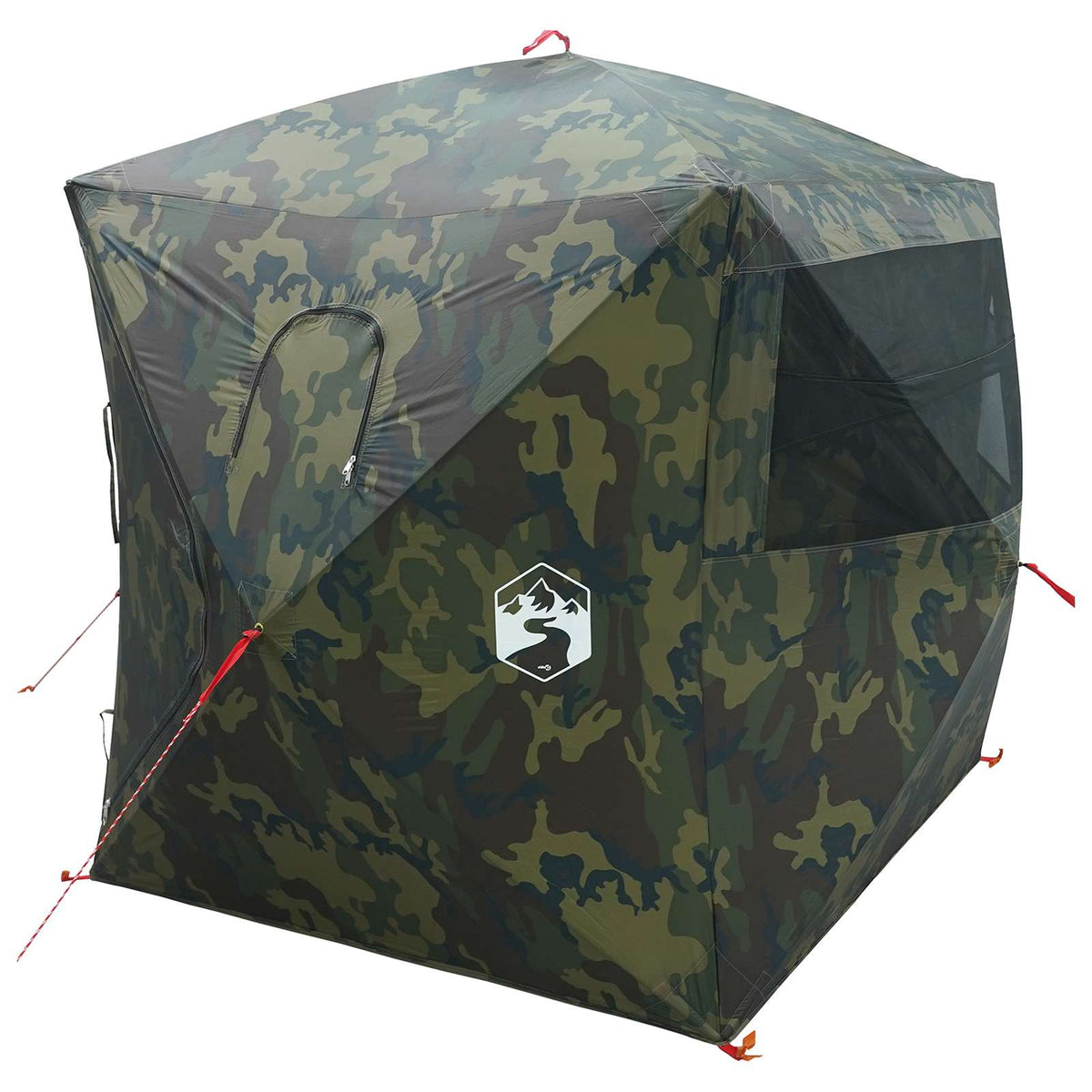 Huntingzelt Tarnung 2-Personen Polyester und Stahl