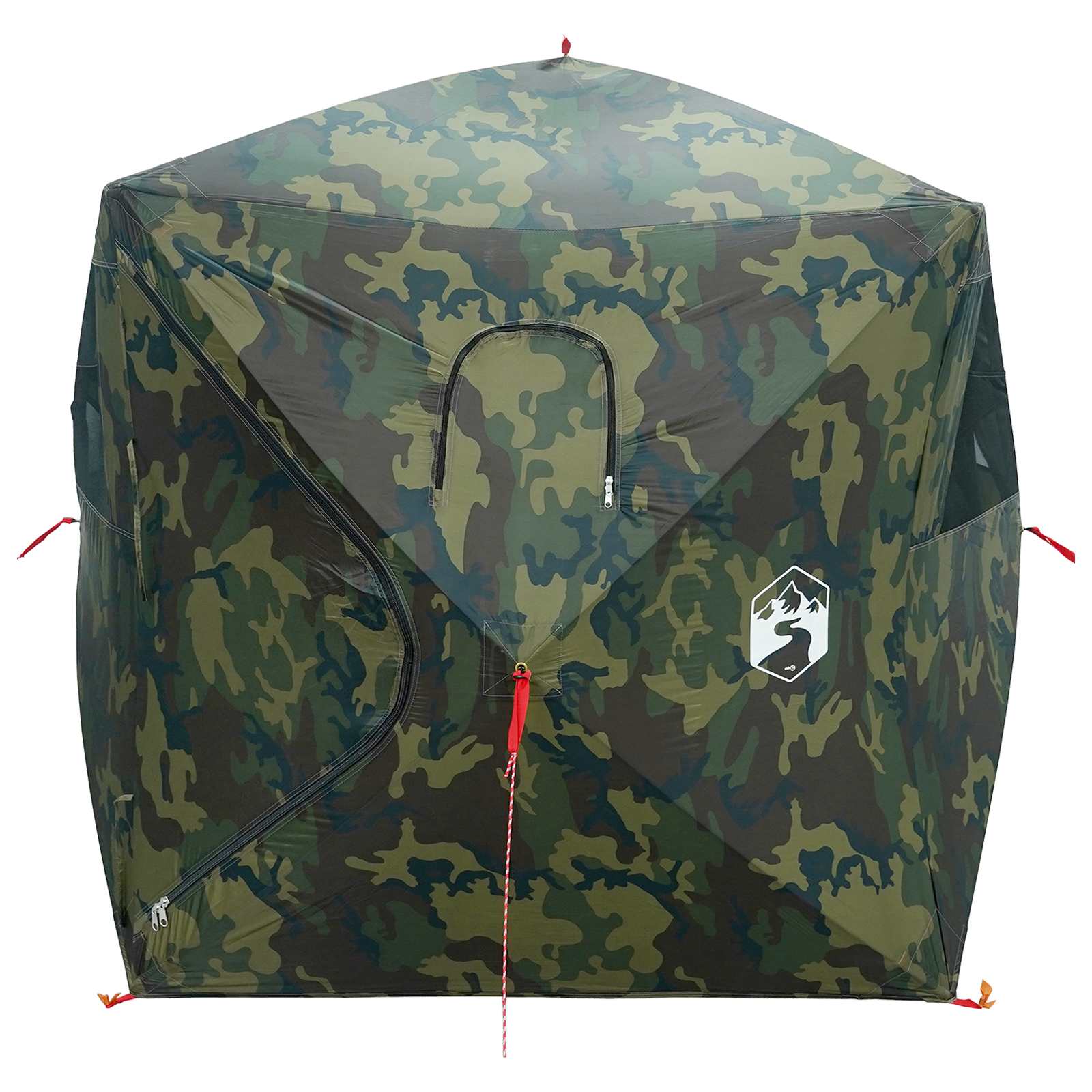 Huntingzelt Tarnung 143 x 143 x 165 cm Polyester und Stahl