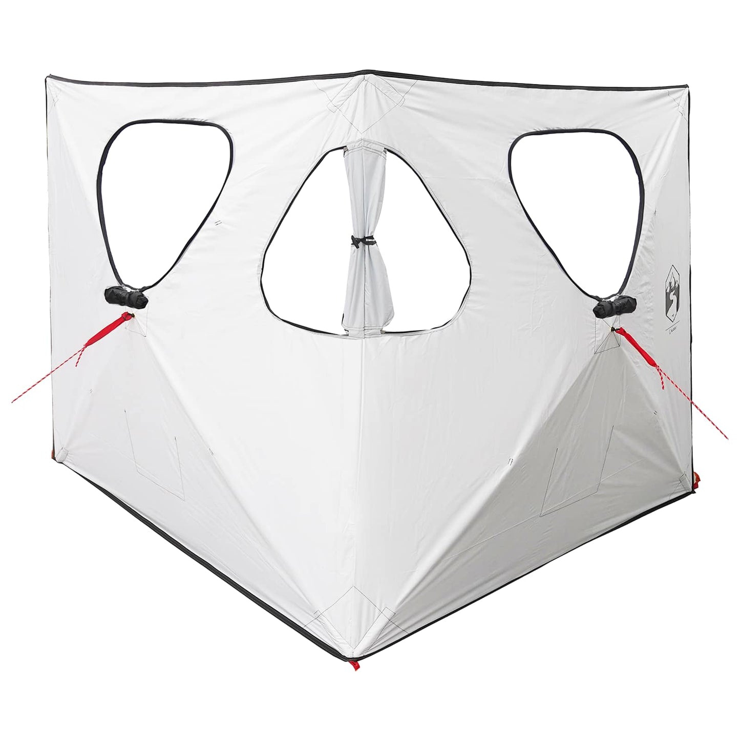 Huntingzelt 145 x 145 x 150 cm Weiß Blackout