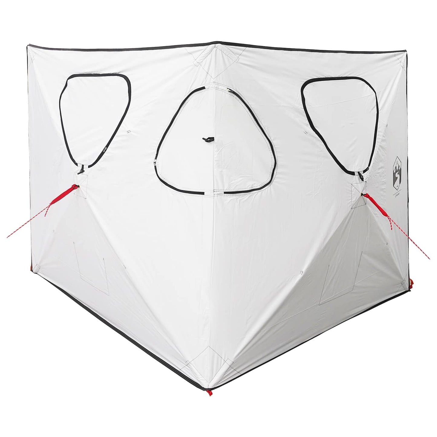Huntingzelt 145 x 145 x 150 cm Weiß Blackout