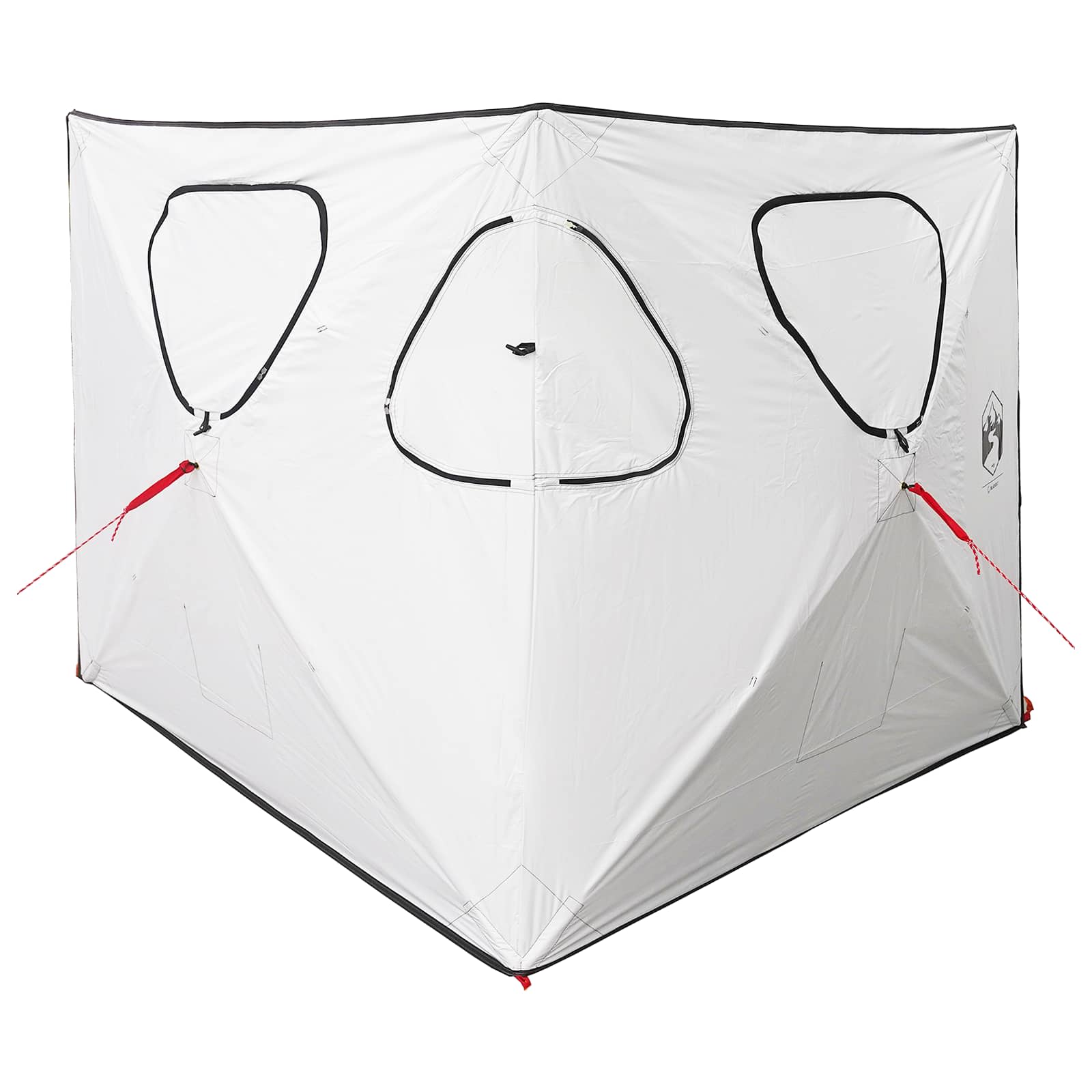 Huntingzelt 145 x 145 x 150 cm Weiß Blackout