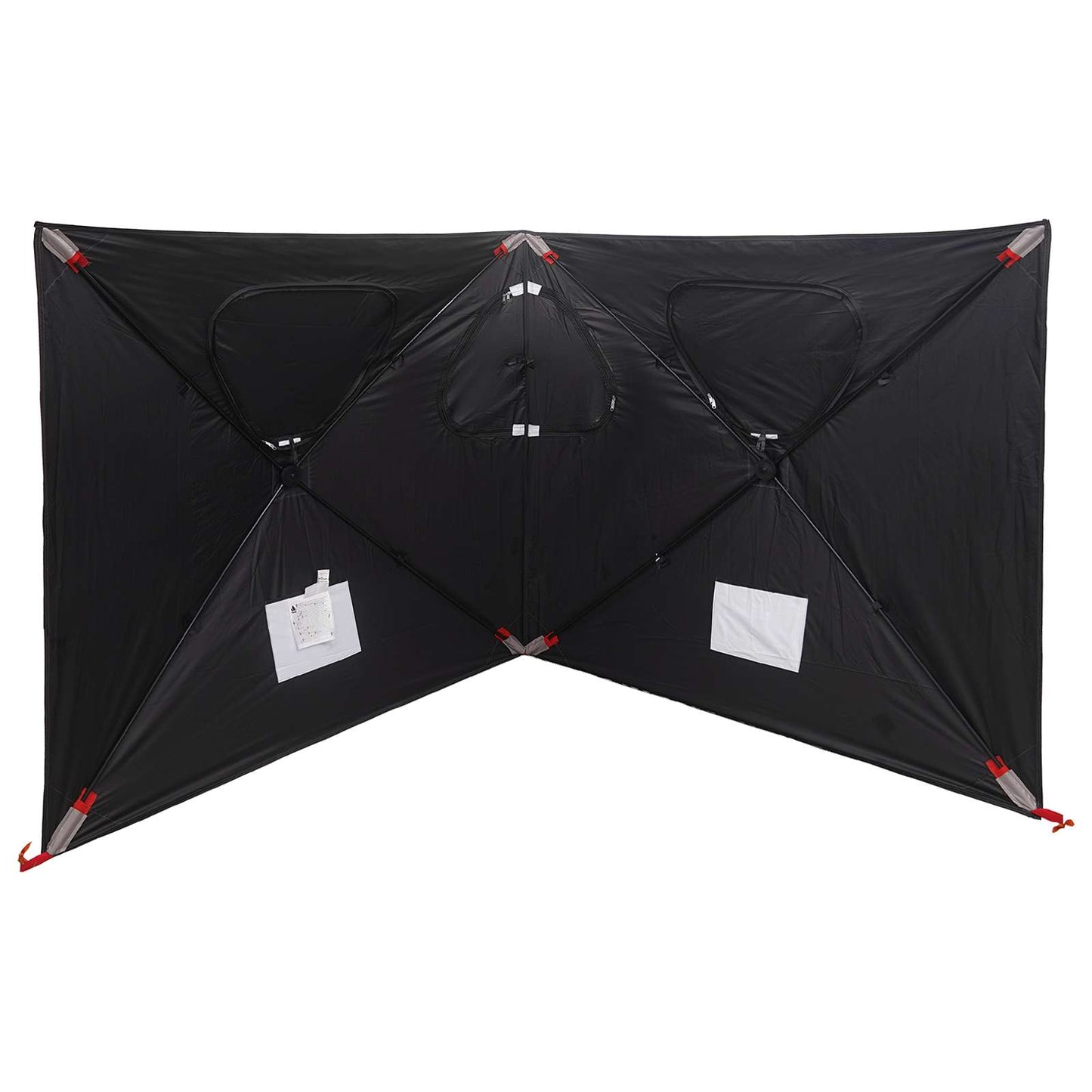 Huntingzelt 145 x 145 x 150 cm Weiß Blackout