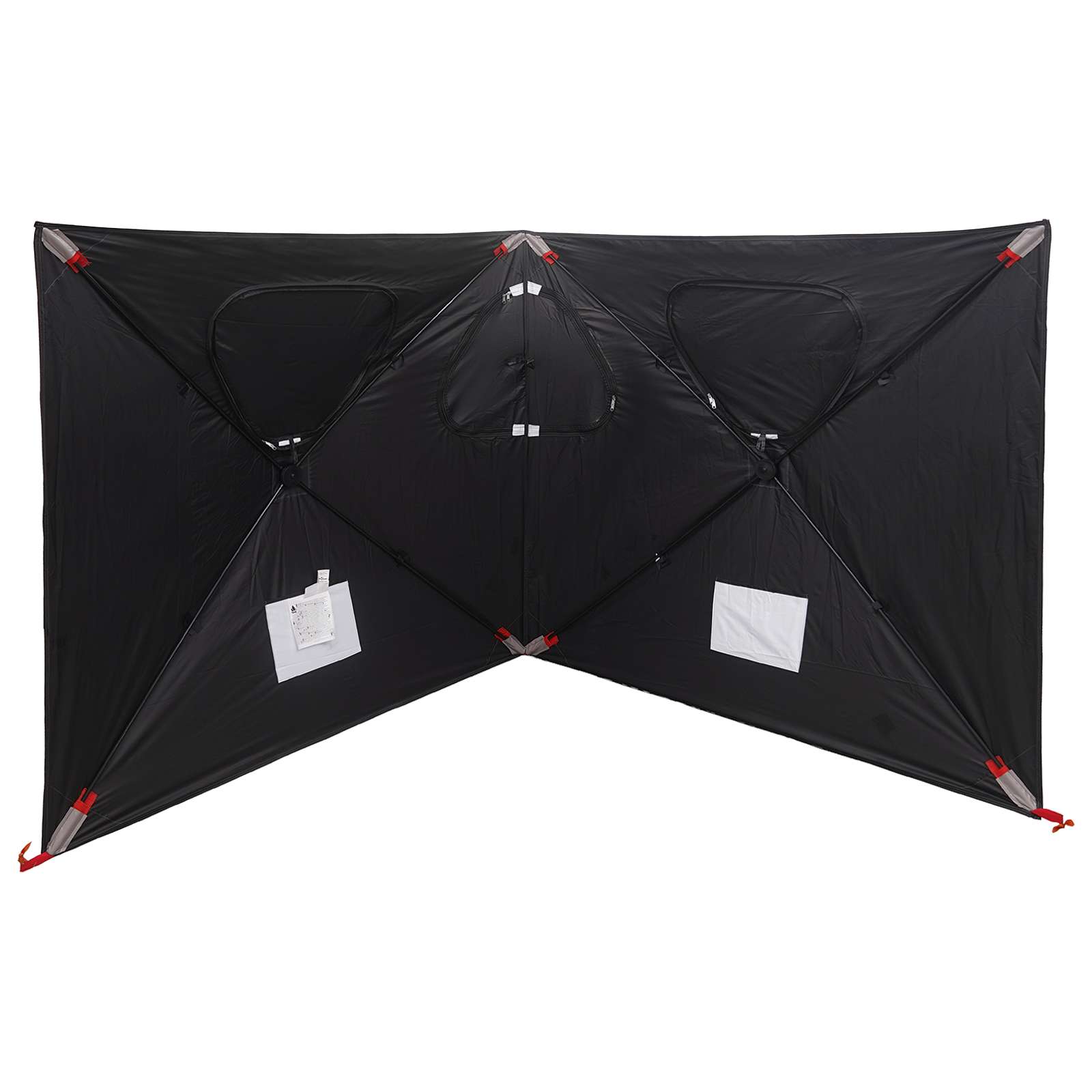 Huntingzelt 145 x 145 x 150 cm Weiß Blackout