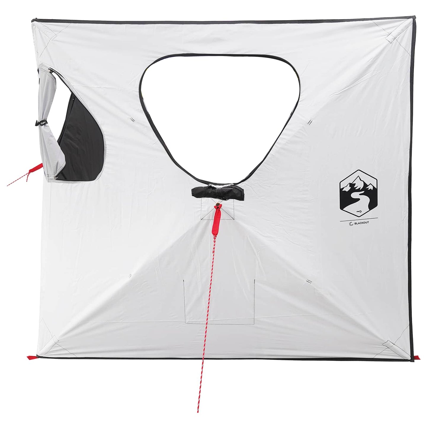 Huntingzelt 145 x 145 x 150 cm Weiß Blackout