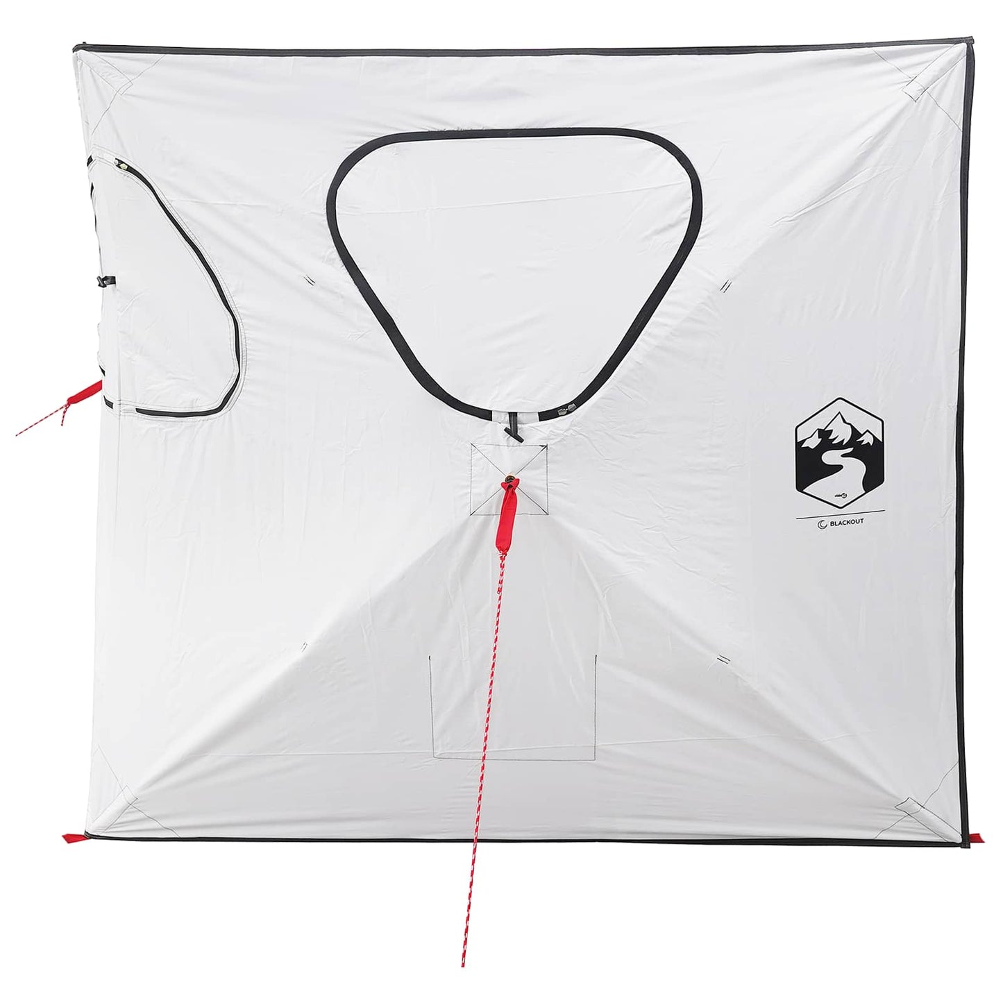 Huntingzelt 145 x 145 x 150 cm Weiß Blackout